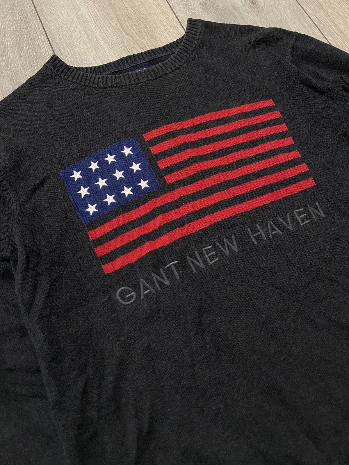 Gant Vintage Gant Polo Ralph Lauren USA America Flag Knit Sweater Size US S / EU 44-46 / 1 - 2 Thumbnail