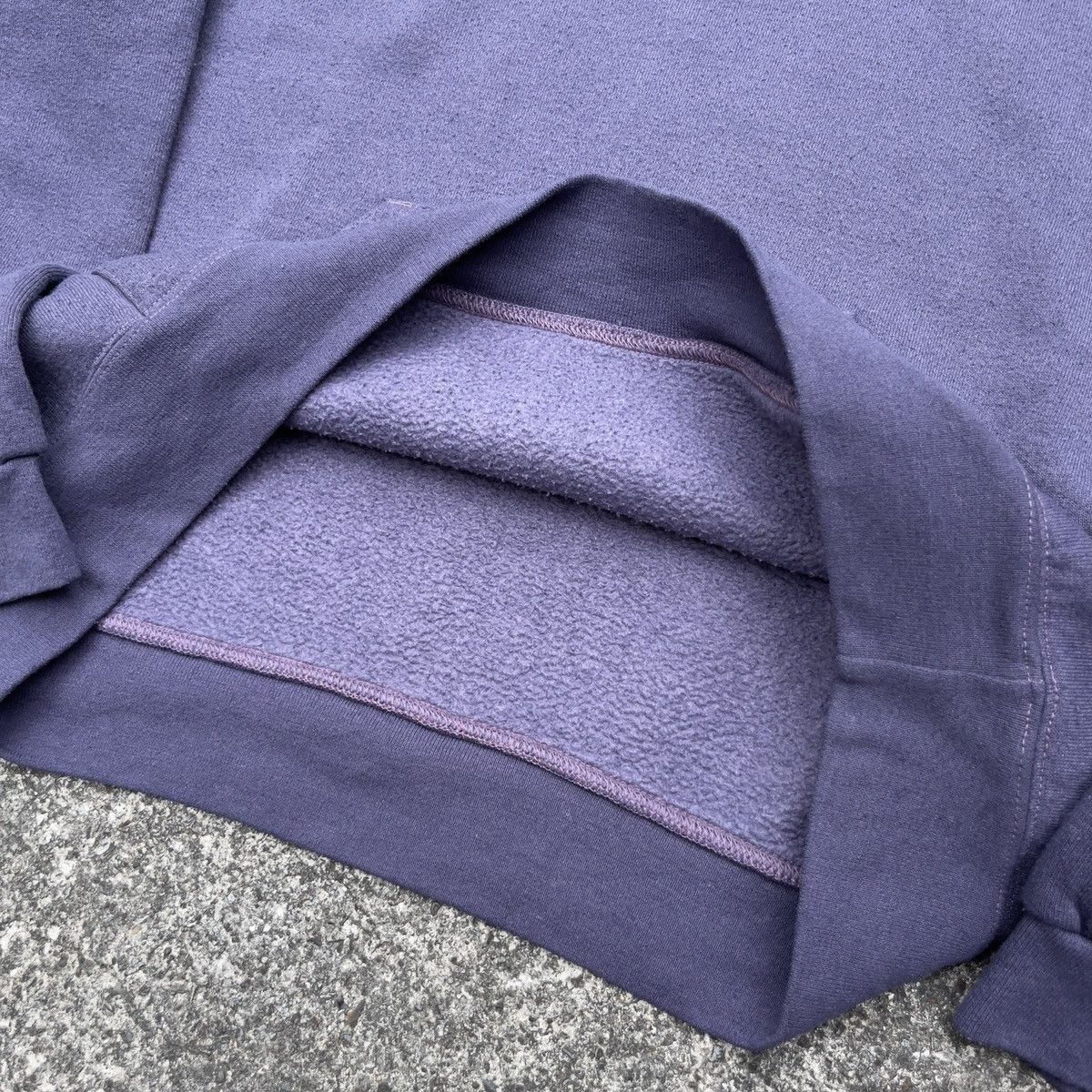 Soffe × Vintage Vintage 90s SOFFE Overdyed Blank Hoodie Size US L / EU 52-54 / 3 - 4 Thumbnail