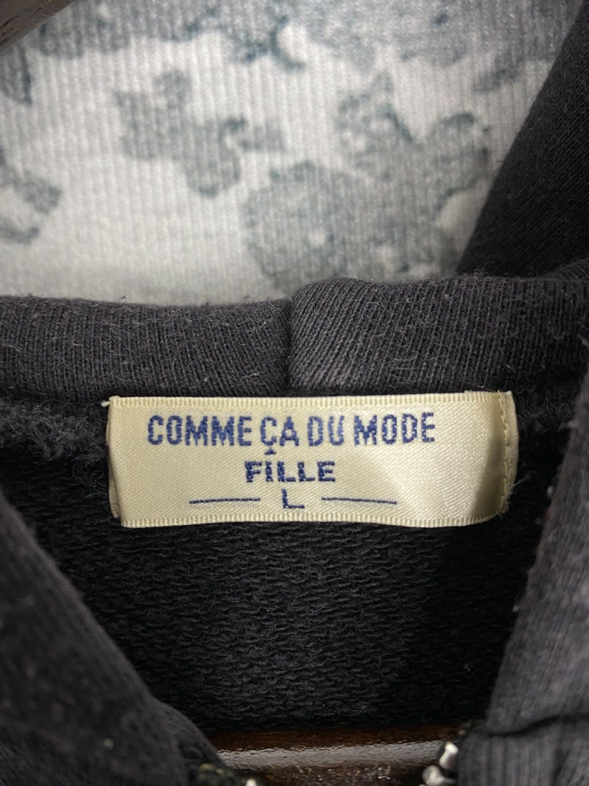 Japanese Brand Vintage Comme Ca Du Mode Fille Zip Up Hoodies Size US L / EU 52-54 / 3 - 9 Thumbnail