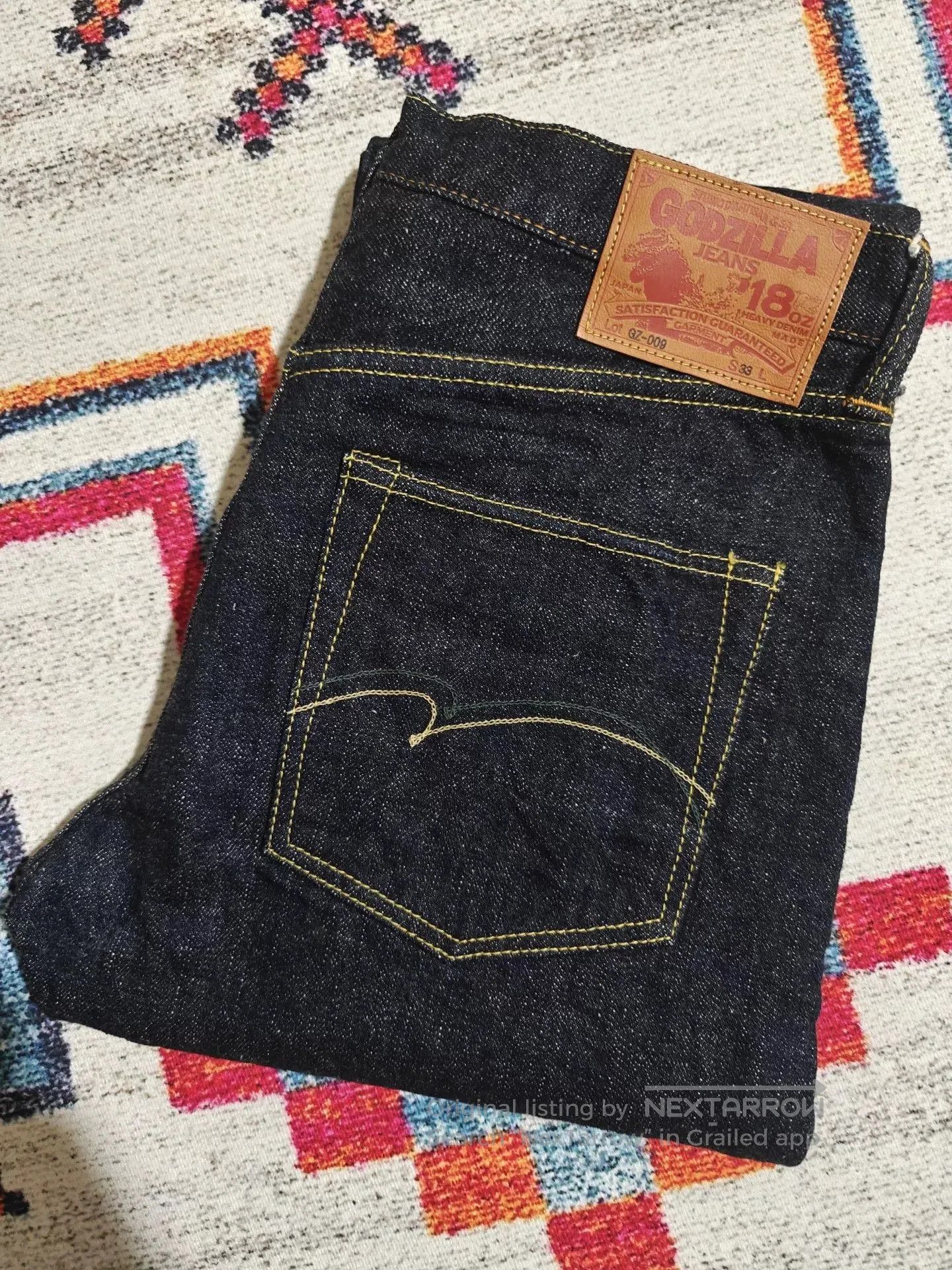 Studio D'Artisan Studio D'artisan Godzilla Limited 18oz Slim Jeans. Size US 33 - 1 Thumbnail