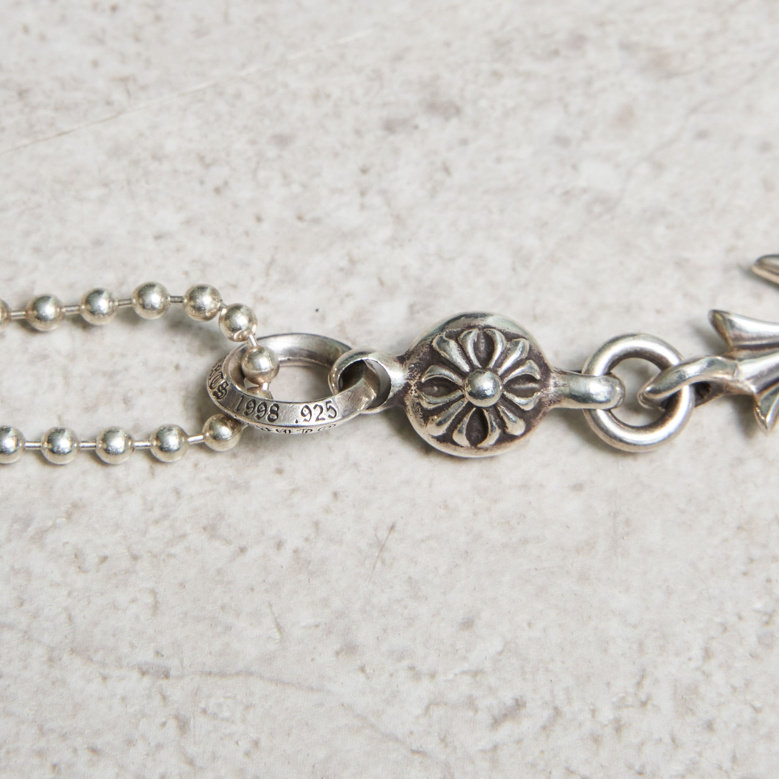 Chrome Hearts CHROME HEARTS Tiny Cross Ball Chain Necklace Size ONE SIZE - 6 Thumbnail
