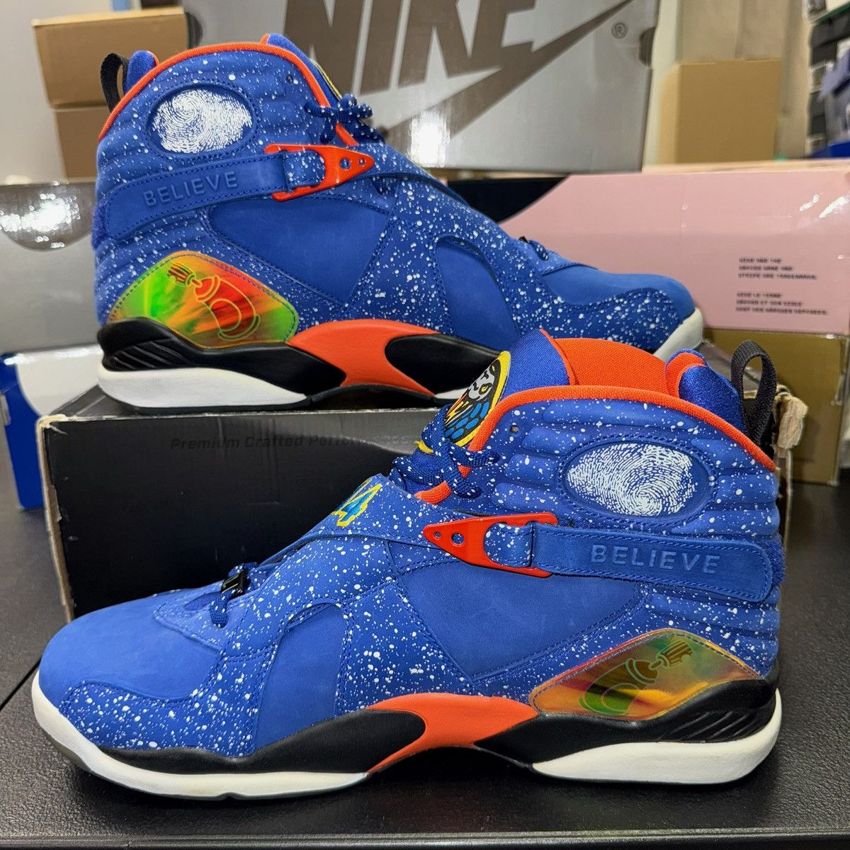 Jordan Brand × Nike Size 12 - Air Jordan 8 Retro Doernbecher - 729893-480 Size US 12 / EU 45 - 2 Thumbnail