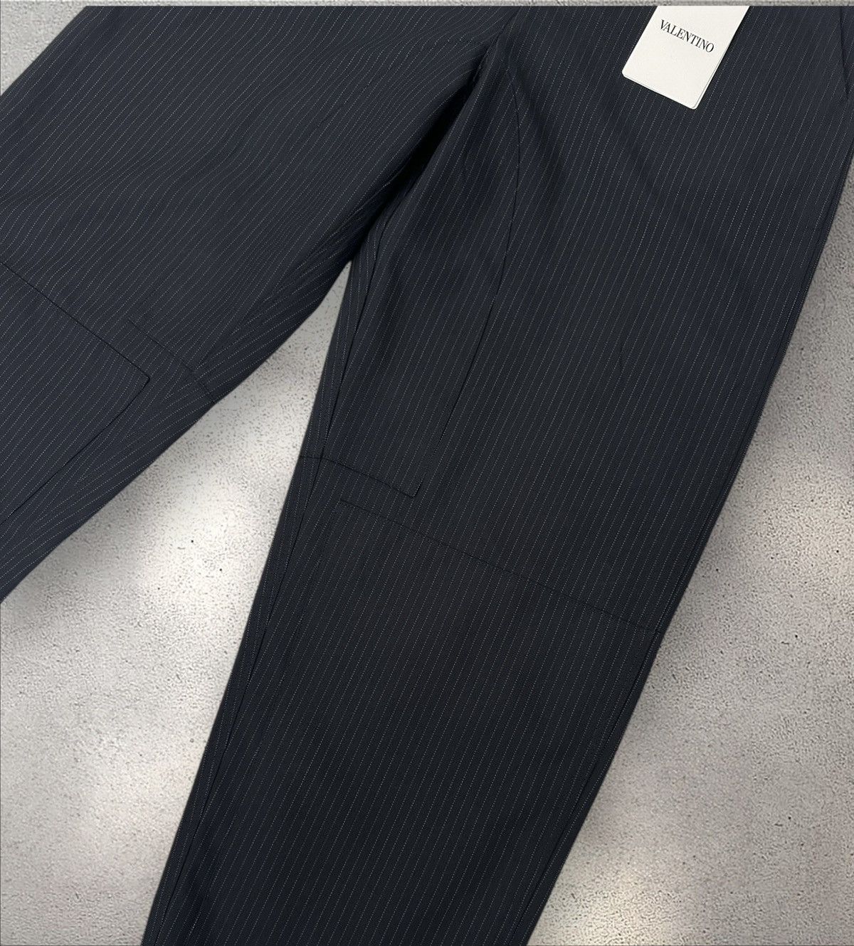 Valentino Valentino Pinstripe Workwear Pants Size US 30 / EU 46 - 3 Thumbnail