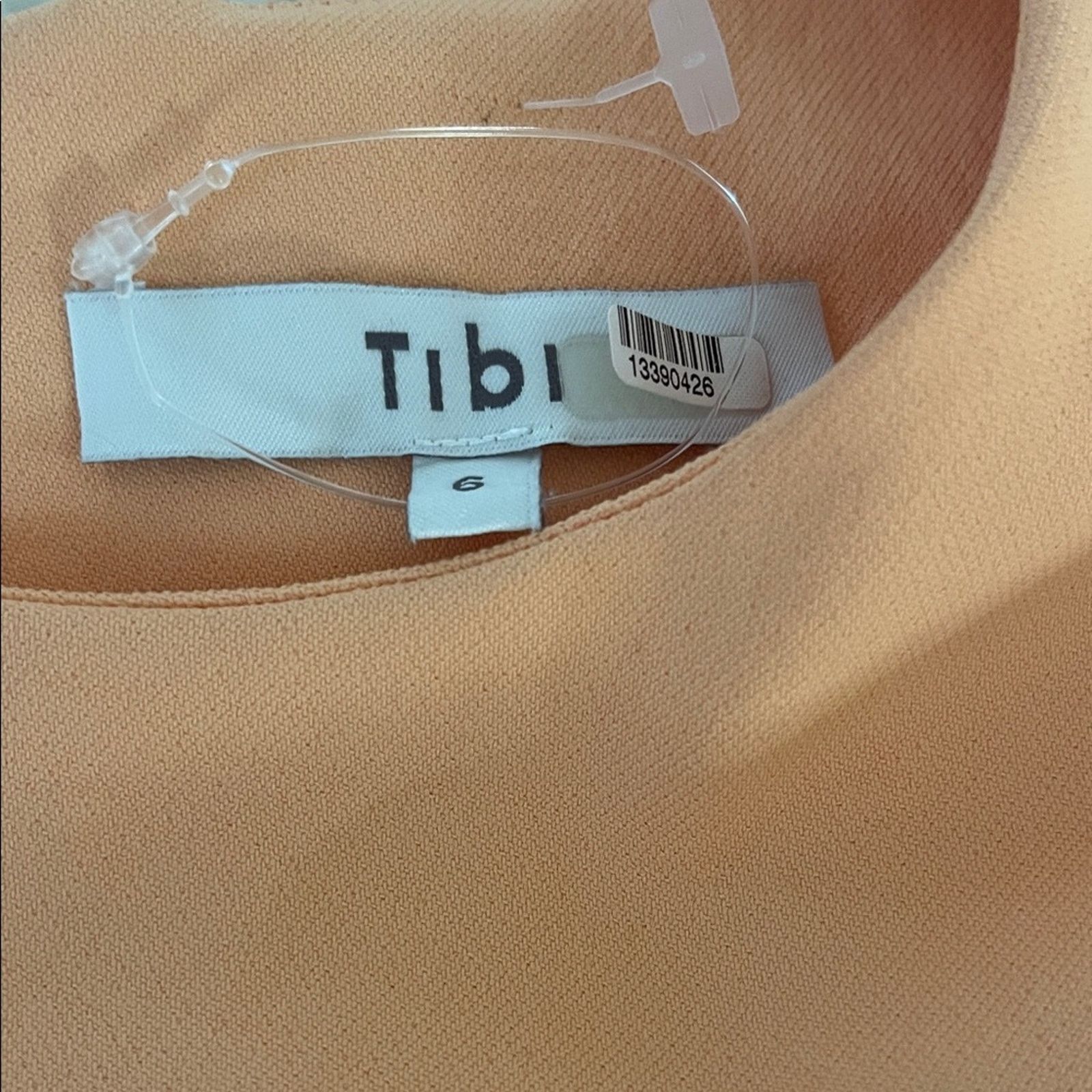 Tibi Tibi Chalky Drqpe Origami-Sleeve Orange Mini Shift Dress 6 Size M / US 6-8 / IT 42-44 - 4 Thumbnail