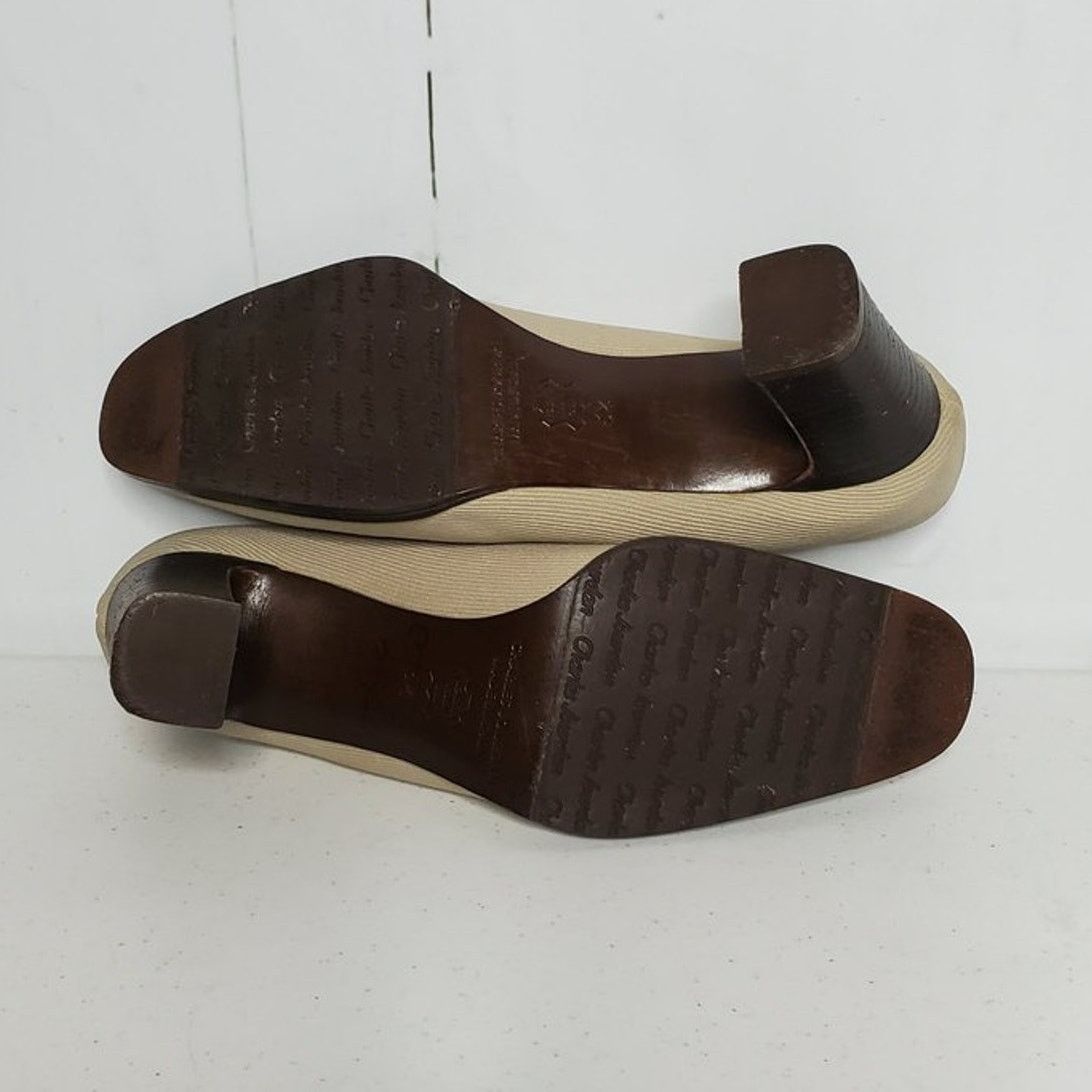 Charles Jourdan Charles Jourdan Stretch Fabric Slip On Loafers Vintage 6.5 Size US 6.5 / IT 36.5 - 7 Thumbnail