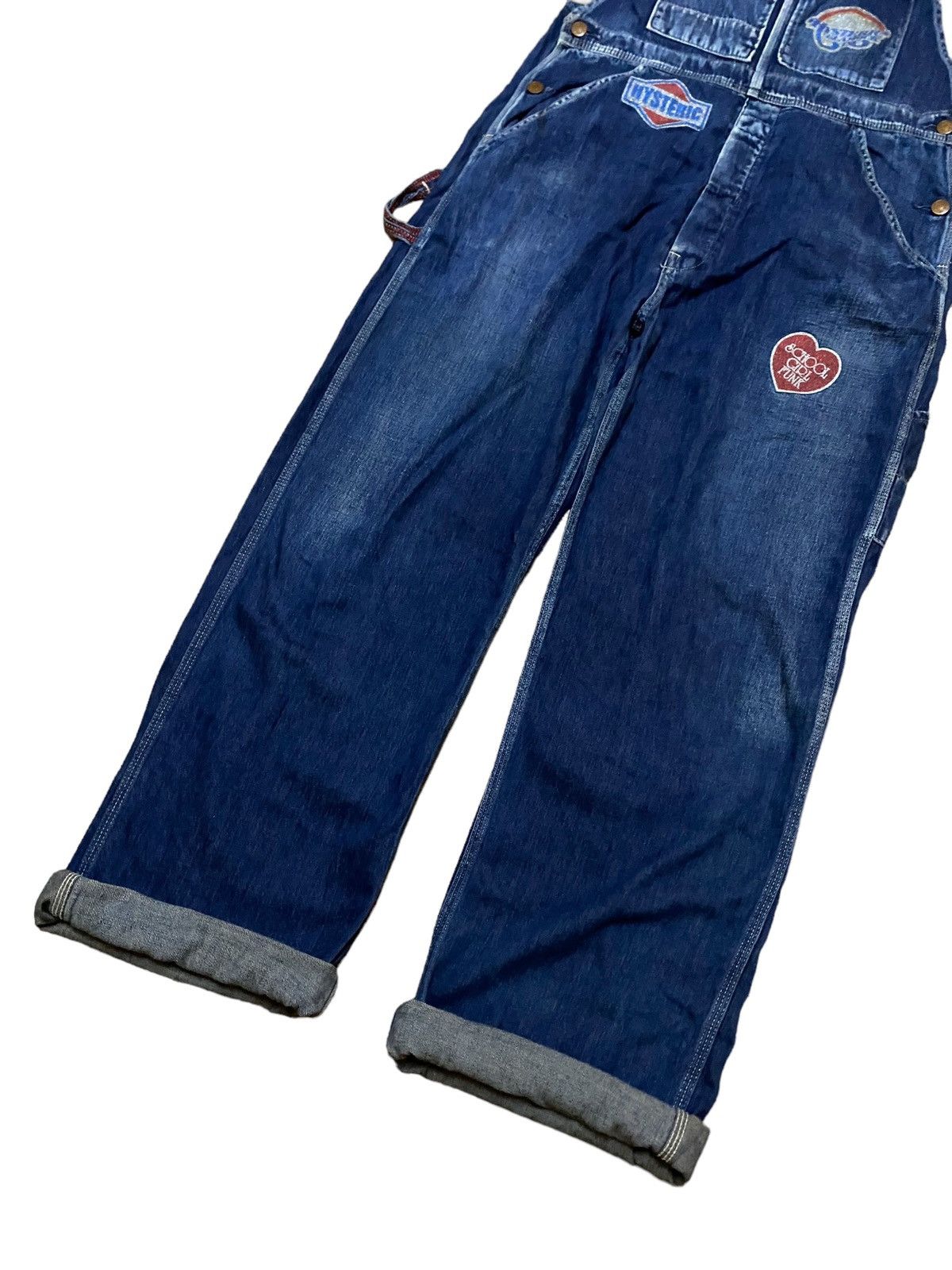Hysteric Glamour 💥FinalDrop💥 Hysteric Glamour Indigo Blue Unisex Overalls Size US 35 - 4 Thumbnail