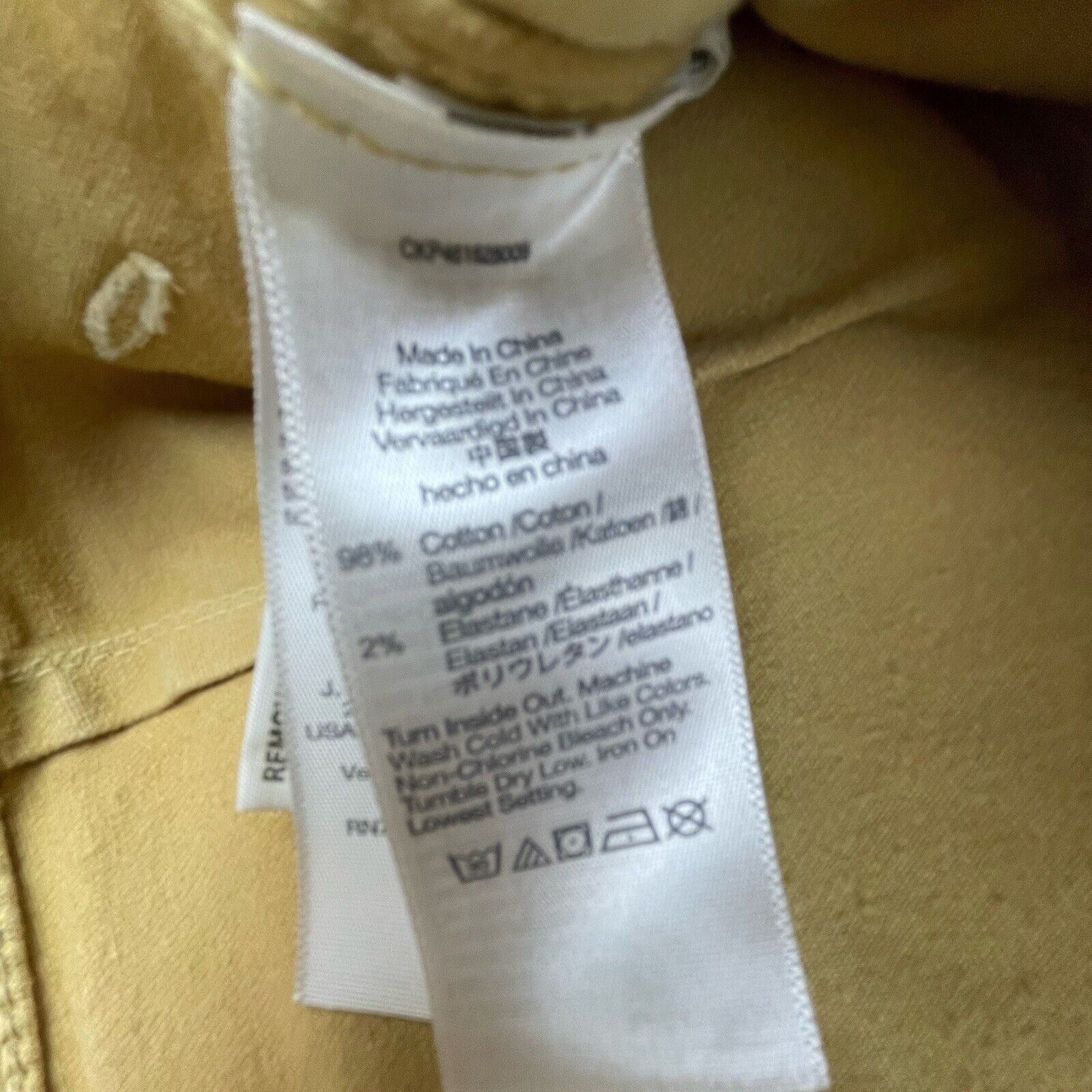 Madewell Madewell Pants Women 27 Khaki Wide Leg Chino Straight Casual Size 27" / US 4 / IT 40 - 7 Thumbnail