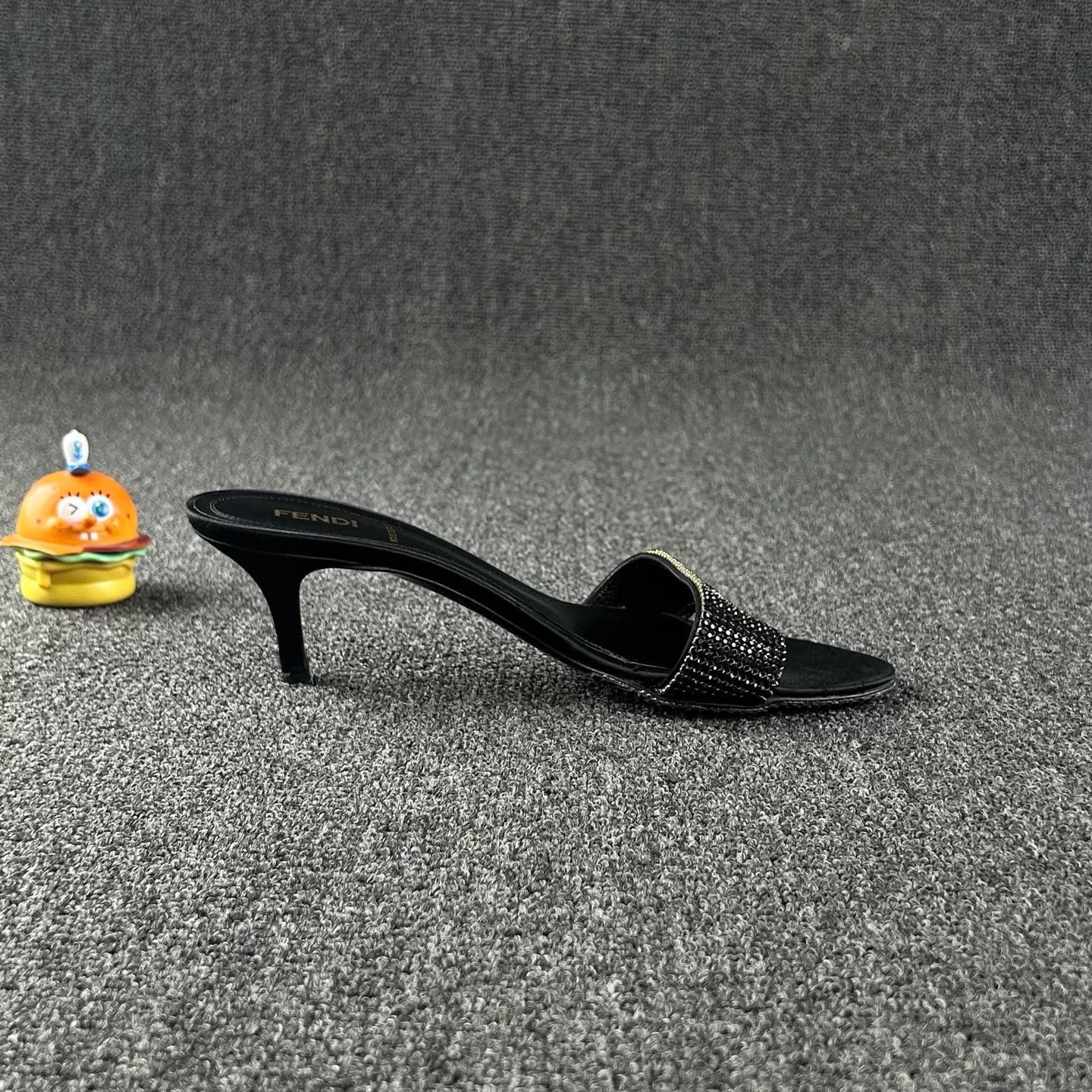 Fendi FENDI Black Heeled Sandals Size 37 Size US 6 / IT 36 - 4 Thumbnail