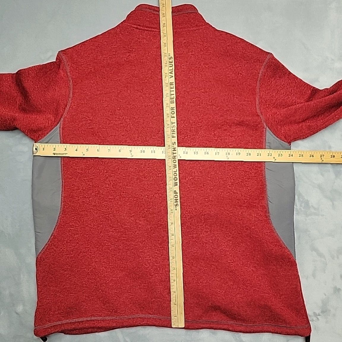 Vintage VINTAGE Magellan Outdoors Sweater Mens XL Red Full Zip Fleece Hiking Knit Jacket Better Size US XL / EU 56 / 4 - 6 Thumbnail
