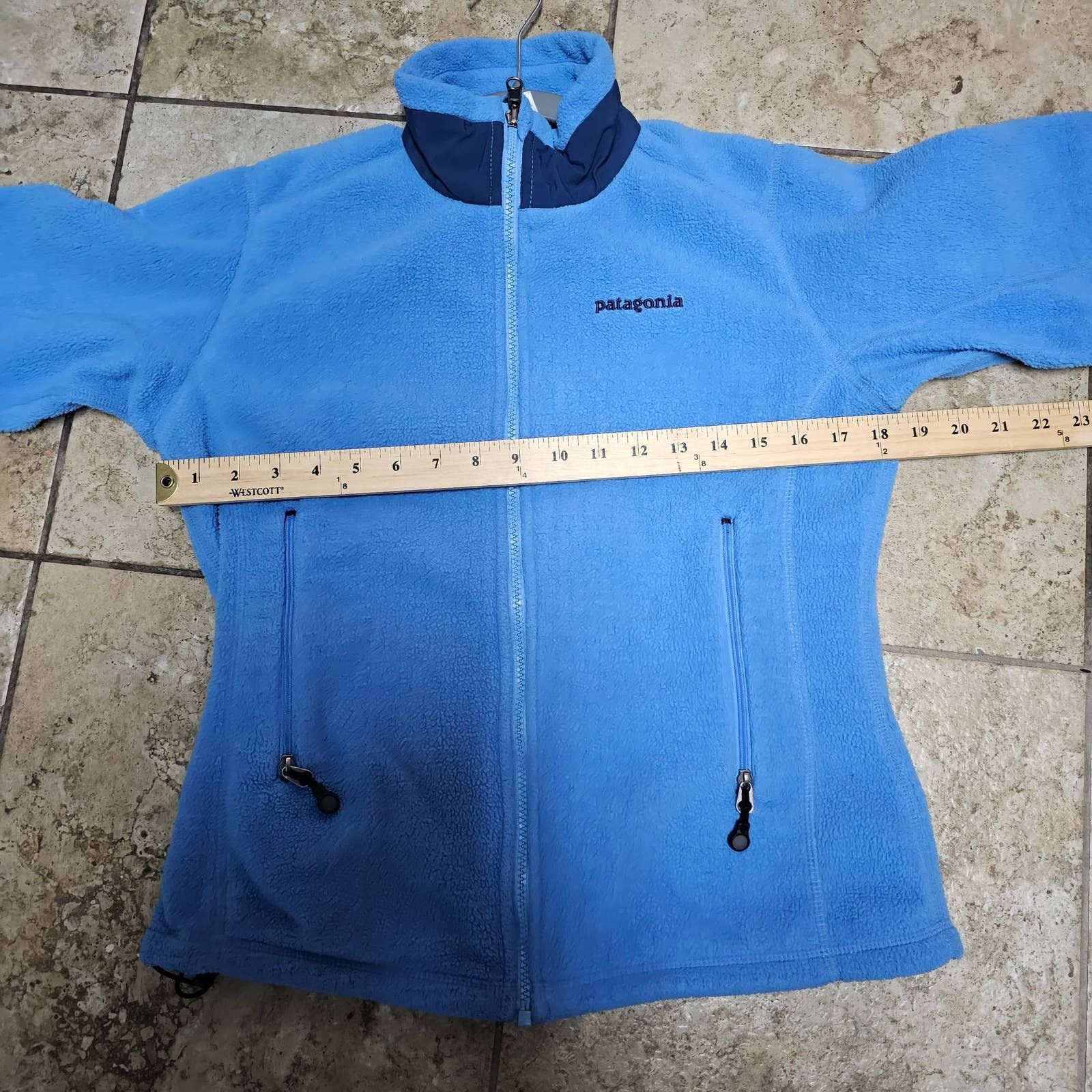 Patagonia Women's Vintage Patagonia Regulator Blue Fleece Jacket Small Size S / US 4 / IT 40 - 9 Thumbnail