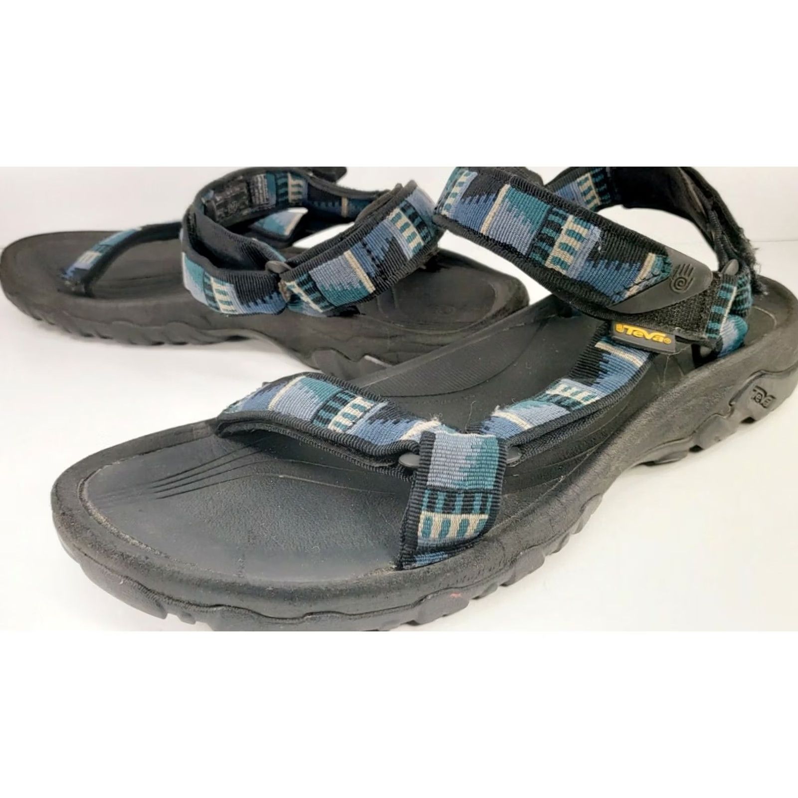 Teva Teva Hurricane XLT M Peaks Blue Gray Multicolor Geometric Pattern Sandal 11 Mens 4156 Size ONE SIZE - 2 Thumbnail