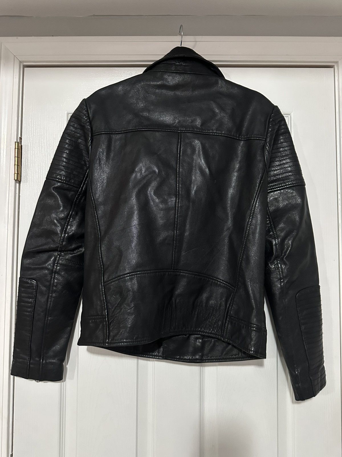 Asos ASOS Reclaimed Vintage Biker Jacket (SMALL) Size US S / EU 44-46 / 1 - 2 Thumbnail