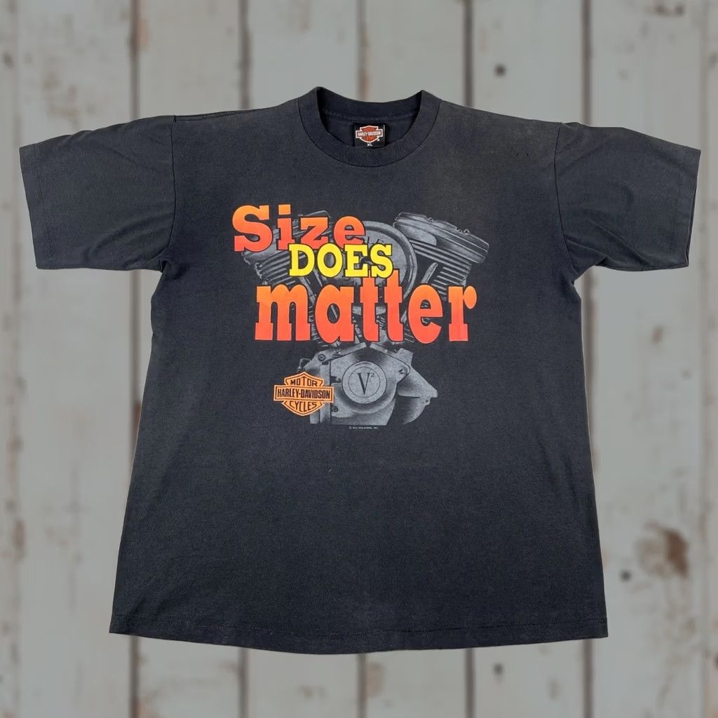 Harley Davidson VINTAGE Harley Davidson Shirt XL Black 90s USA Made Size XL Short Sleeve Crew Neck Men Size US XL / EU 56 / 4 - 1 Thumbnail