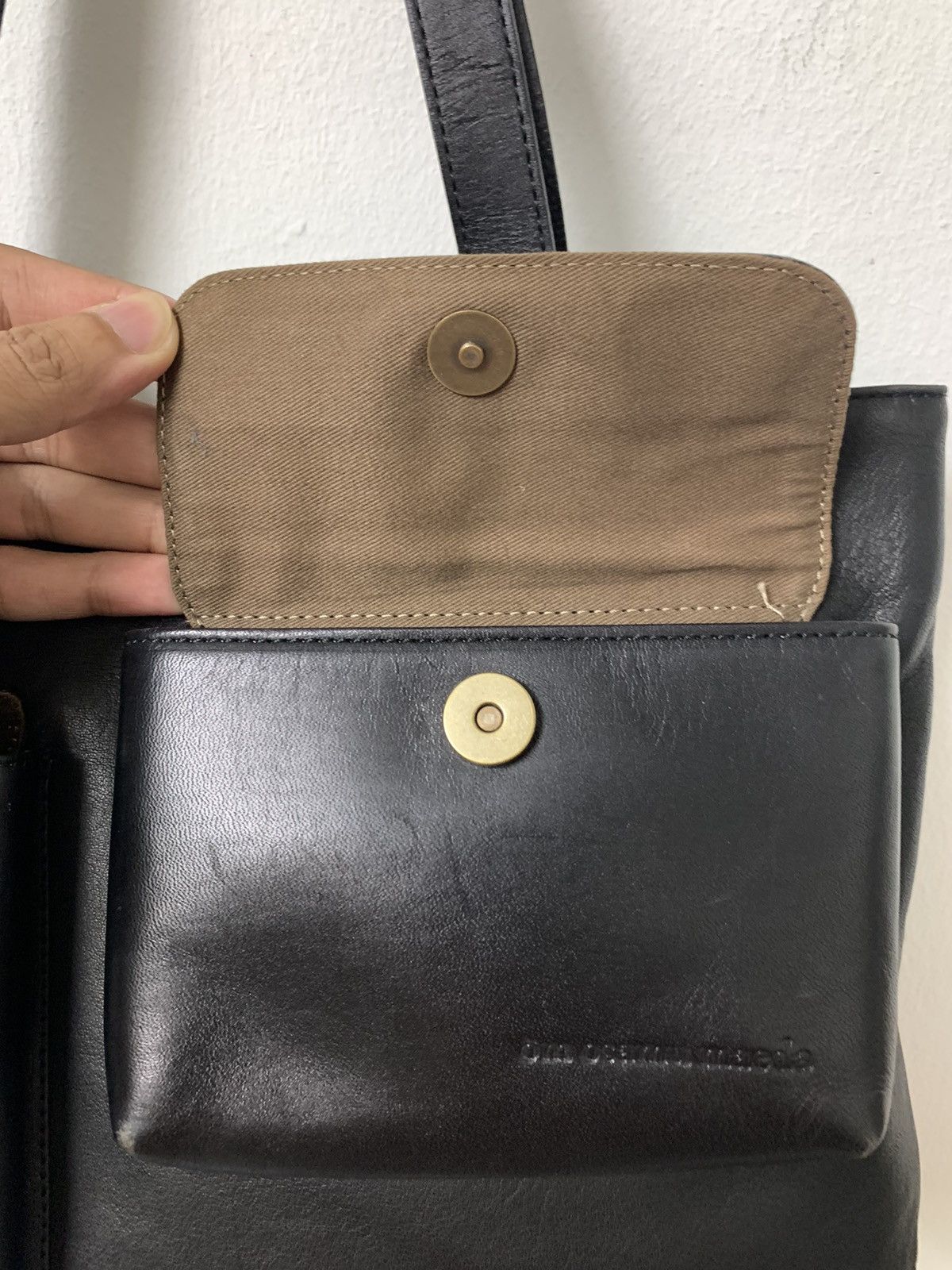 Japanese Brand Osema maeda black leather shoulder bag Size ONE SIZE - 10 Thumbnail