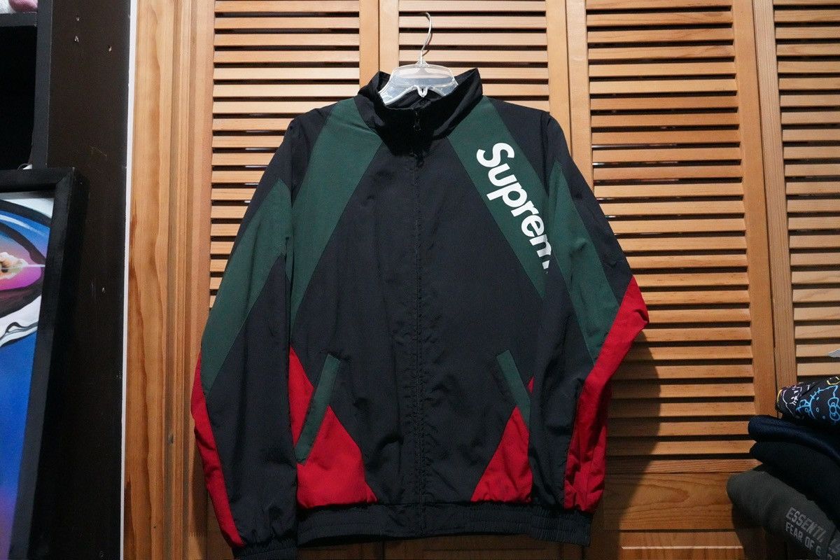 Supreme paneled track jacket sale