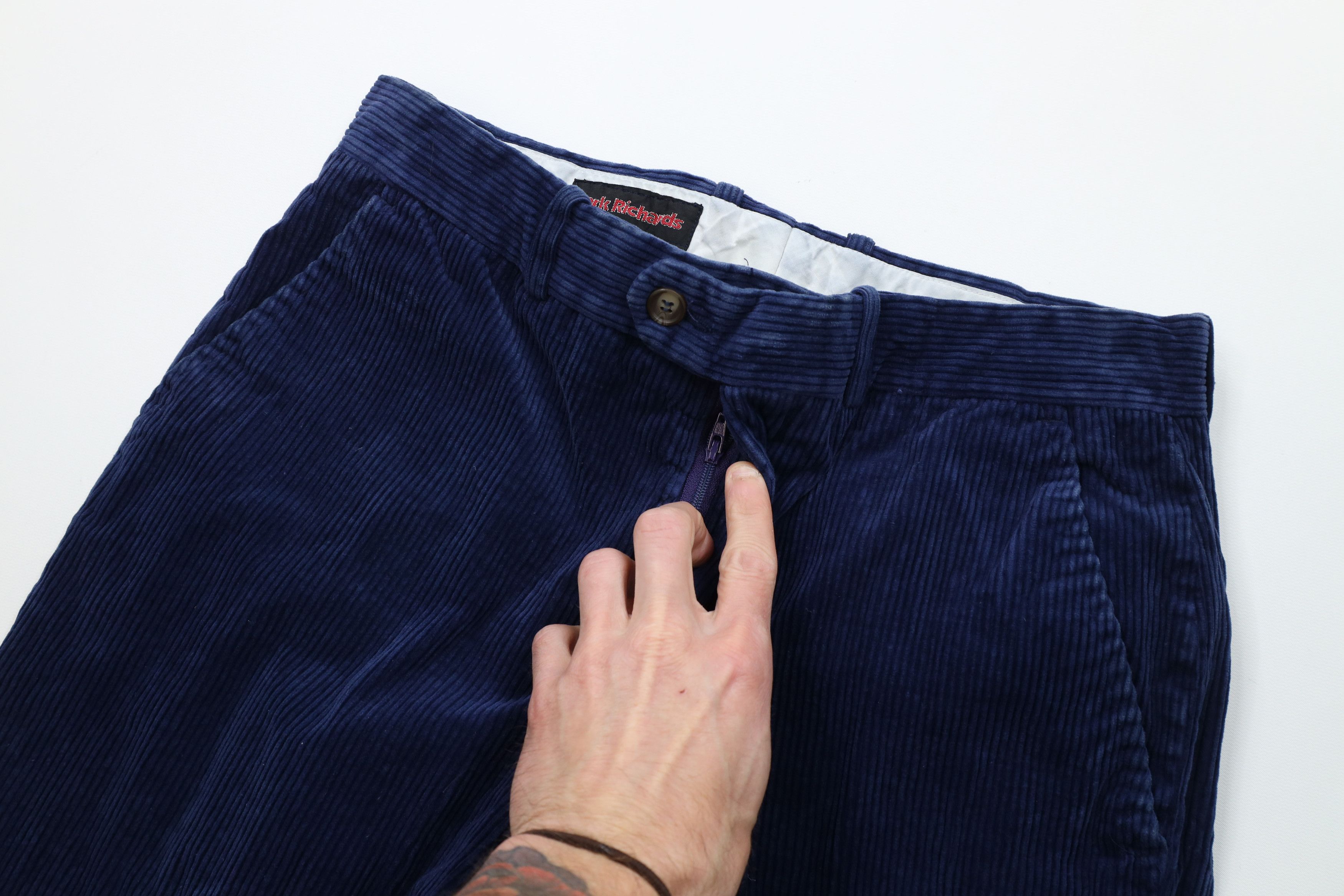 Vintage Vintage 70s Streetwear Flared Wide Leg Corduroy Chino Pants Size US 32 / EU 48 - 6 Thumbnail