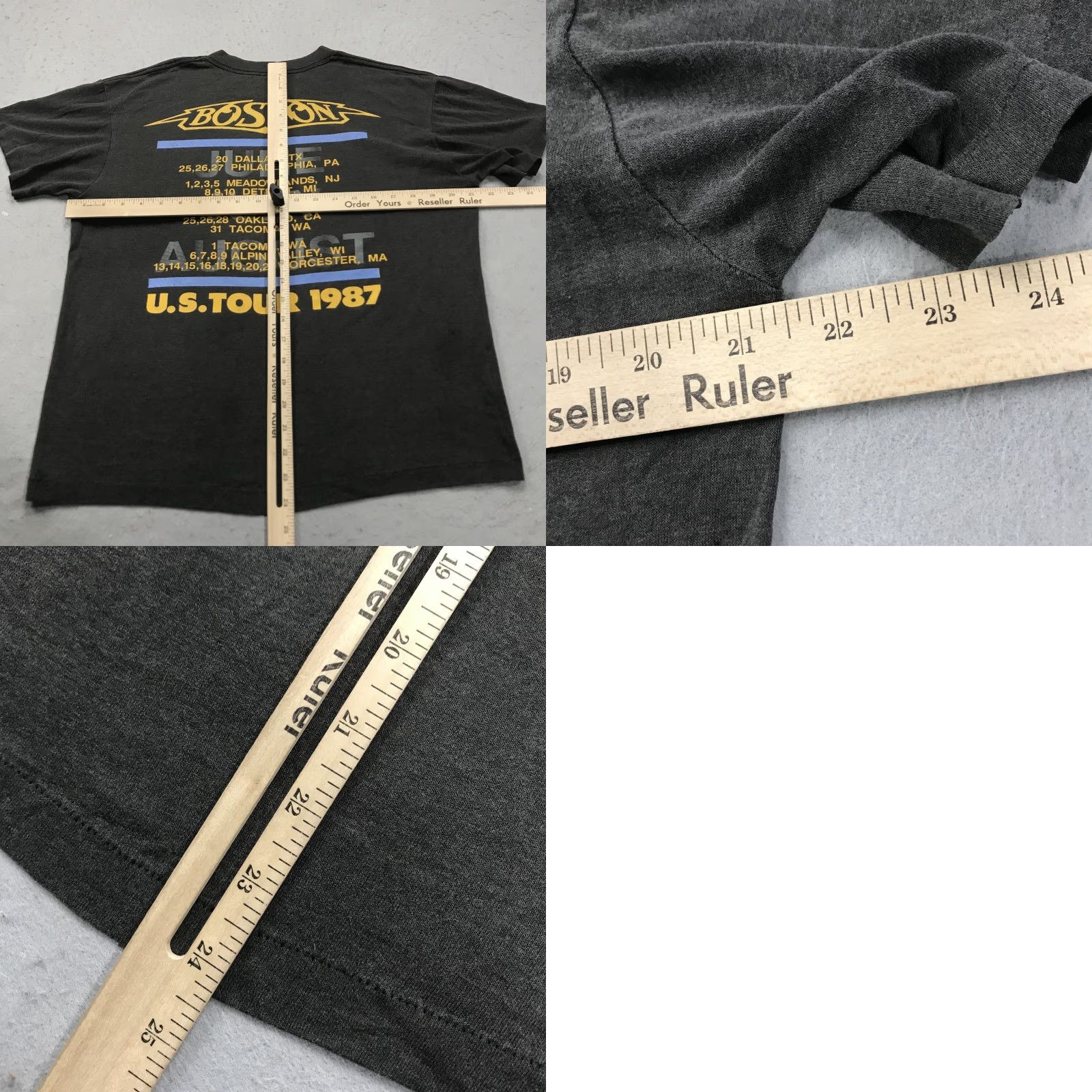 Vintage VINTAGE Boston Shirt Adult Large Third Stage Thin Rock Band Tour Single Stitch Size US L / EU 52-54 / 3 - 8 Thumbnail
