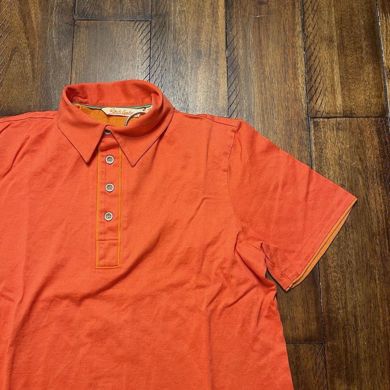 Robert Graham ROBERT GRAHAM MENS S CASUAL SUMMER POLO SHIRT RG LOGO COTTON Size US S / EU 44-46 / 1 - 2 Thumbnail