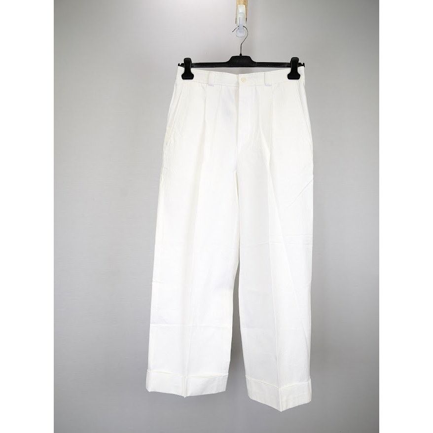 Bottega Veneta o1rshd1 Pants Fluid Slik Suiting in White Size US 32 / EU 48 - 1 Thumbnail