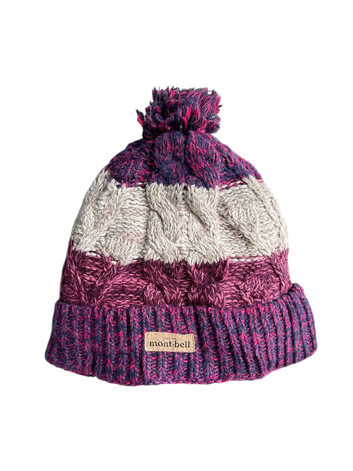 Japanese Brand × Montbell MontBell Multicolor Knitt Beanie Hats Rare ☠️ Size ONE SIZE - 1 Thumbnail