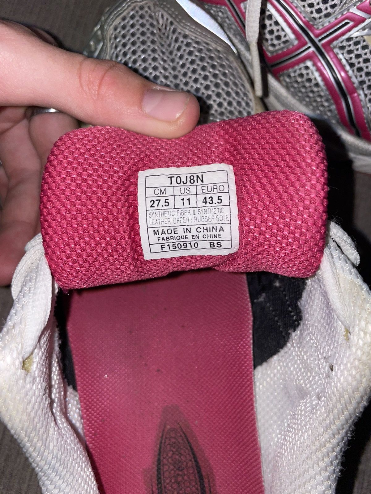 Asics Asics Gel-1160 Cream / Pink Size US 9.5 / EU 42-43 - 7 Thumbnail