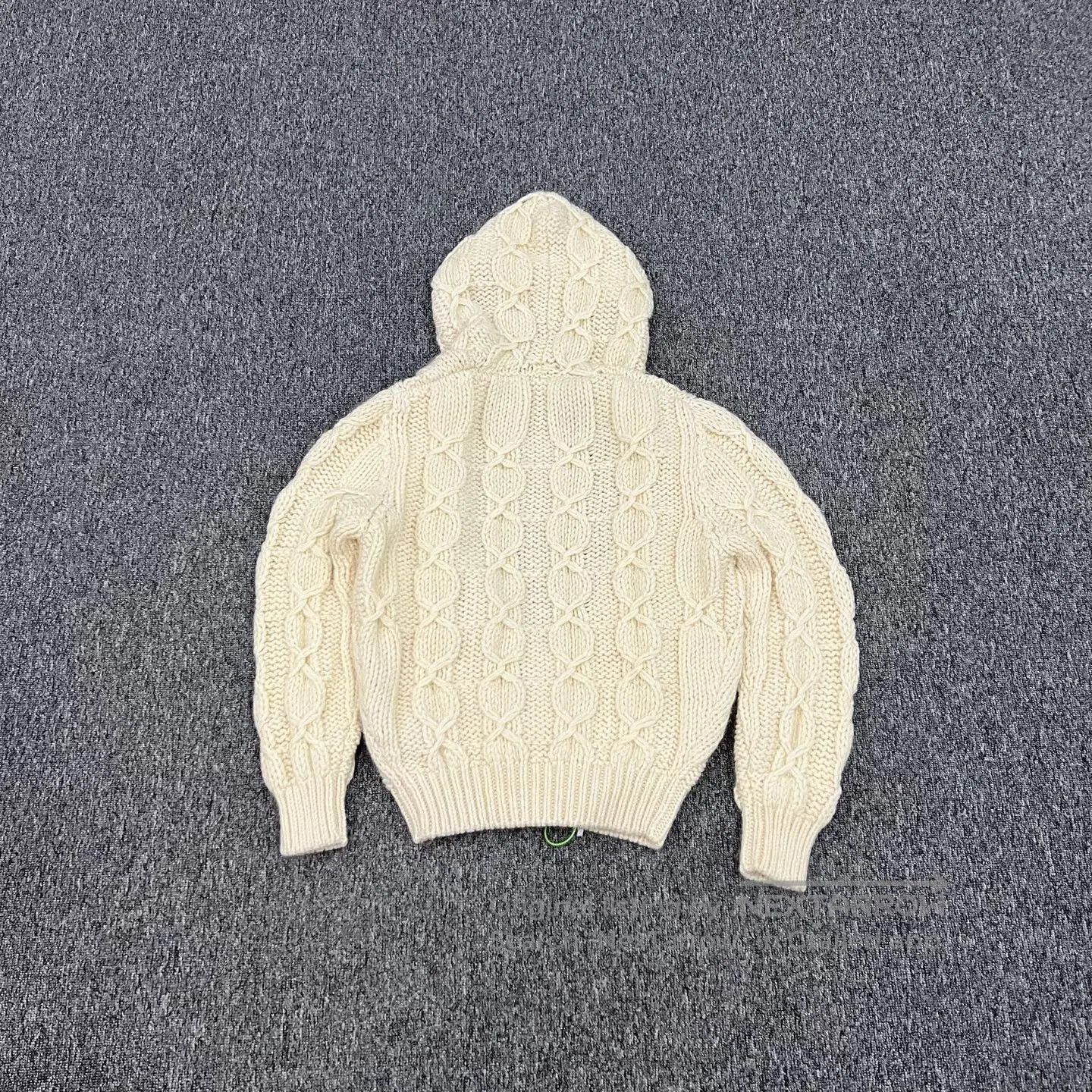 Saint Laurent Paris Saint Laurent Paris Coarse wool knitted hooded cardigan| Size S / US 4 / IT 40 - 2 Thumbnail