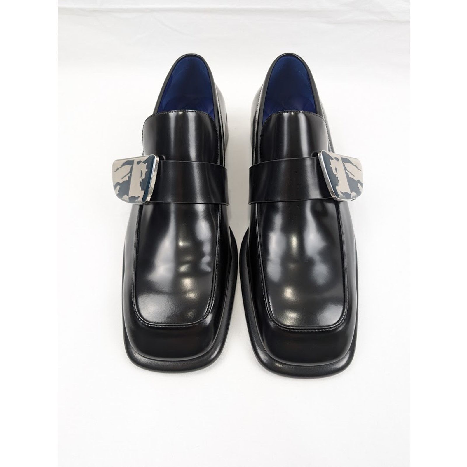 Burberry o1rshd1 Leather Loafers Shoes in Black Size US 12.5 / EU 45-46 - 14 Thumbnail