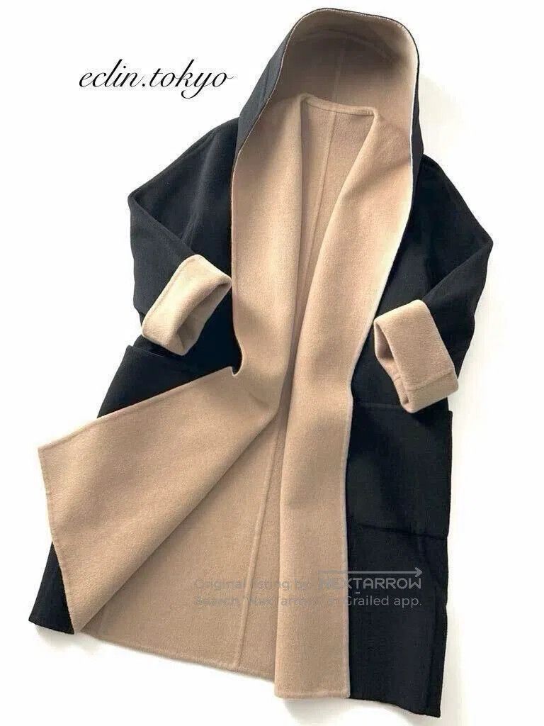 Hermes Hermes Camel hair cashmere reversible coat Size XS / US 0-2 / IT 36-38 - 7 Thumbnail