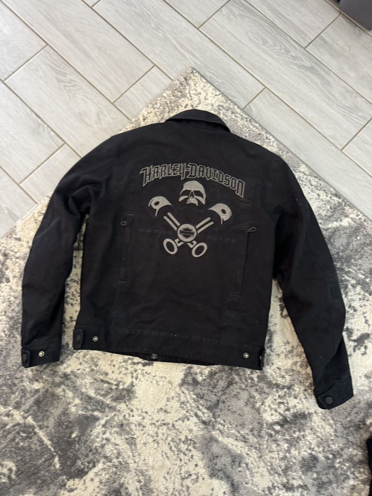 Harley Davidson Harley-Davidson Vintage Motorcycle Jacket 2009 Skull Size US M / EU 48-50 / 2 - 4 Thumbnail