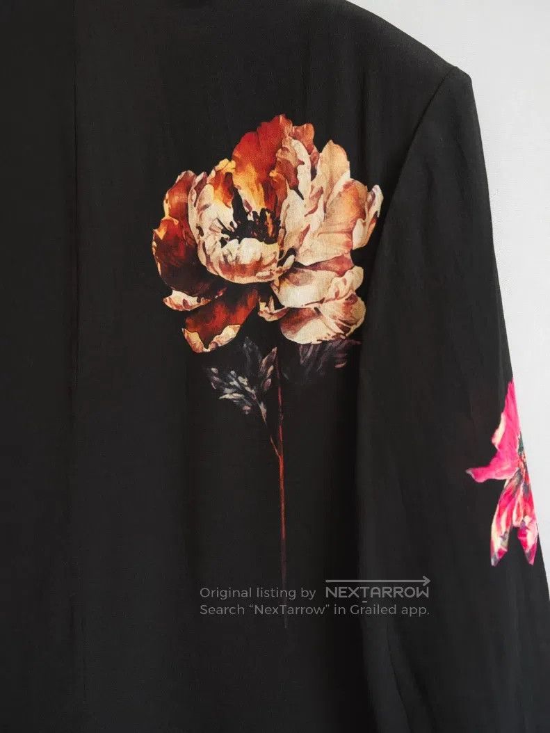 Yohji Yamamoto YOHJI YAMAMOTO Floral Silk Jacket Size US M / EU 48-50 / 2 - 8 Thumbnail