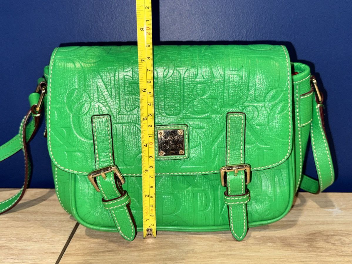 Dooney & Bourke Dooney & Bourke Embossed Logo Leather Crossbody – Green Size ONE SIZE - 13 Thumbnail