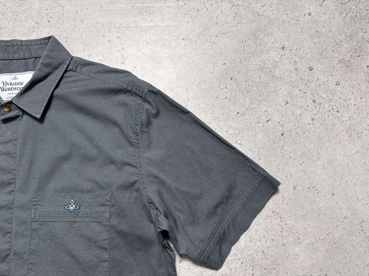 Vivienne Westwood Vivienne Westwood Luxury Button Short Sleeve Shirt Size M Size US M / EU 48-50 / 2 - 2 Thumbnail