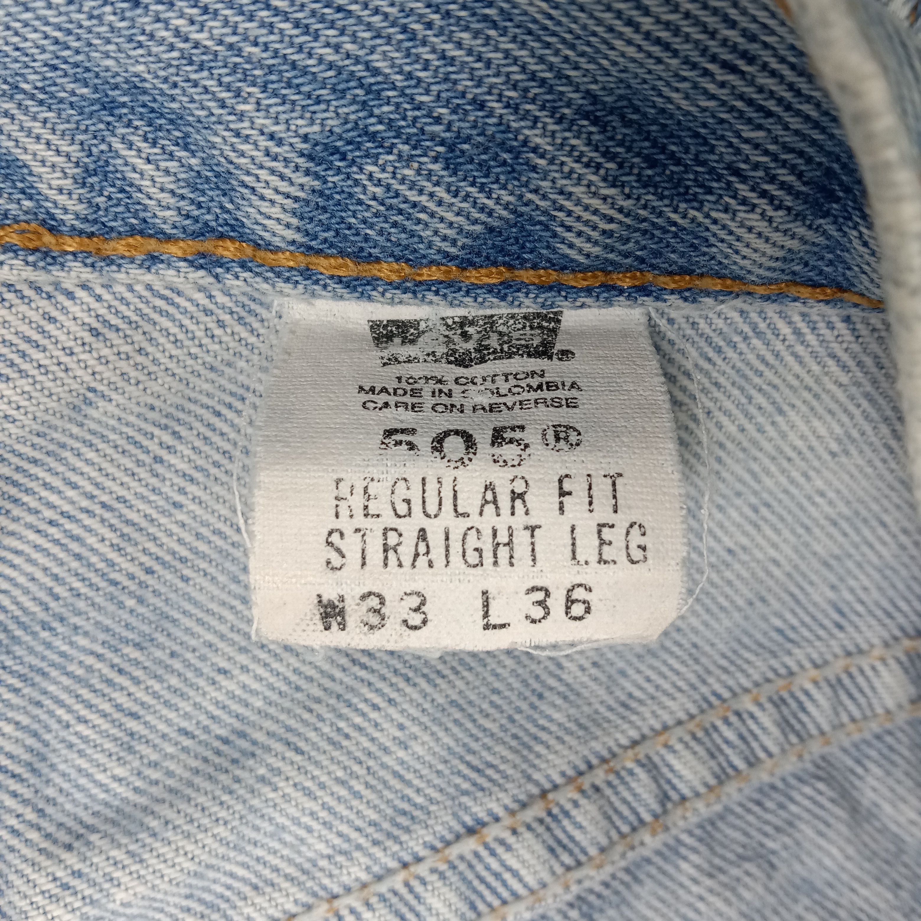 Levi's Levi's 505 Distressed Grunge Style Denim Jeans C272N28 Size US 32 / EU 48 - 16 Thumbnail