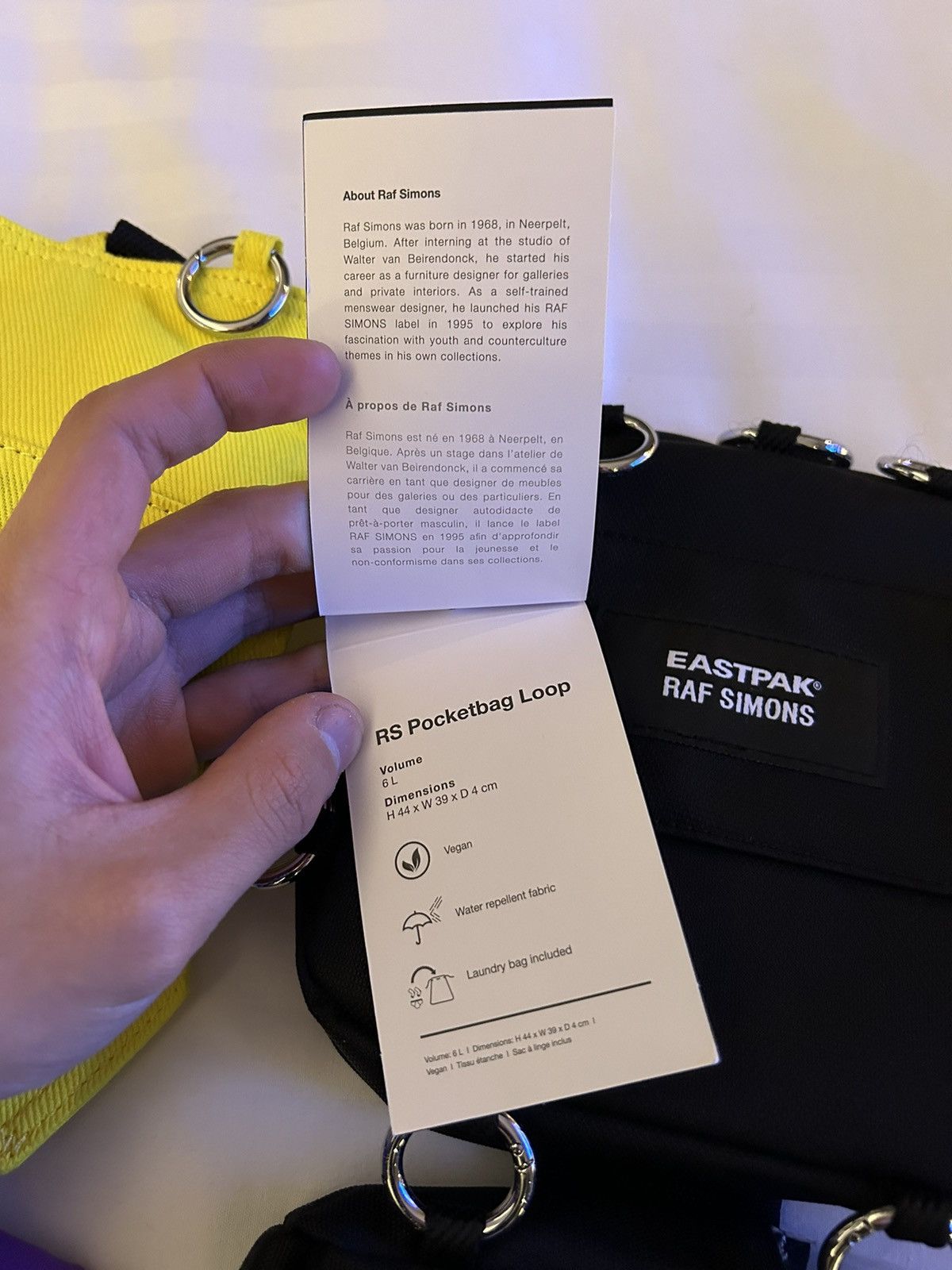 Eastpak × Raf Simons Raf Simons x Eastpak Loop Quote Pocket Bag Size ONE SIZE - 5 Thumbnail
