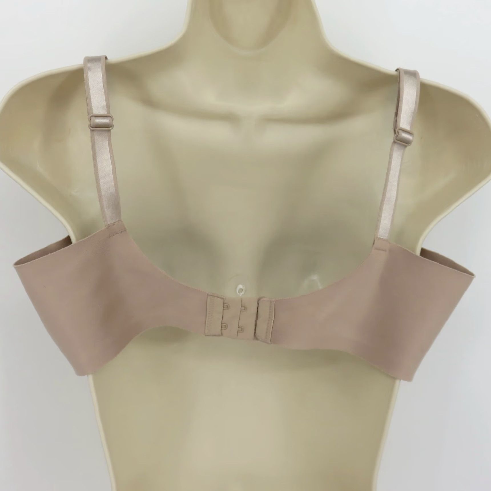 Vintage Warners 38C 01356 No Side Effects Full Coverage Underwire Bra Solid Beige Lined Size ONE SIZE - 6 Thumbnail