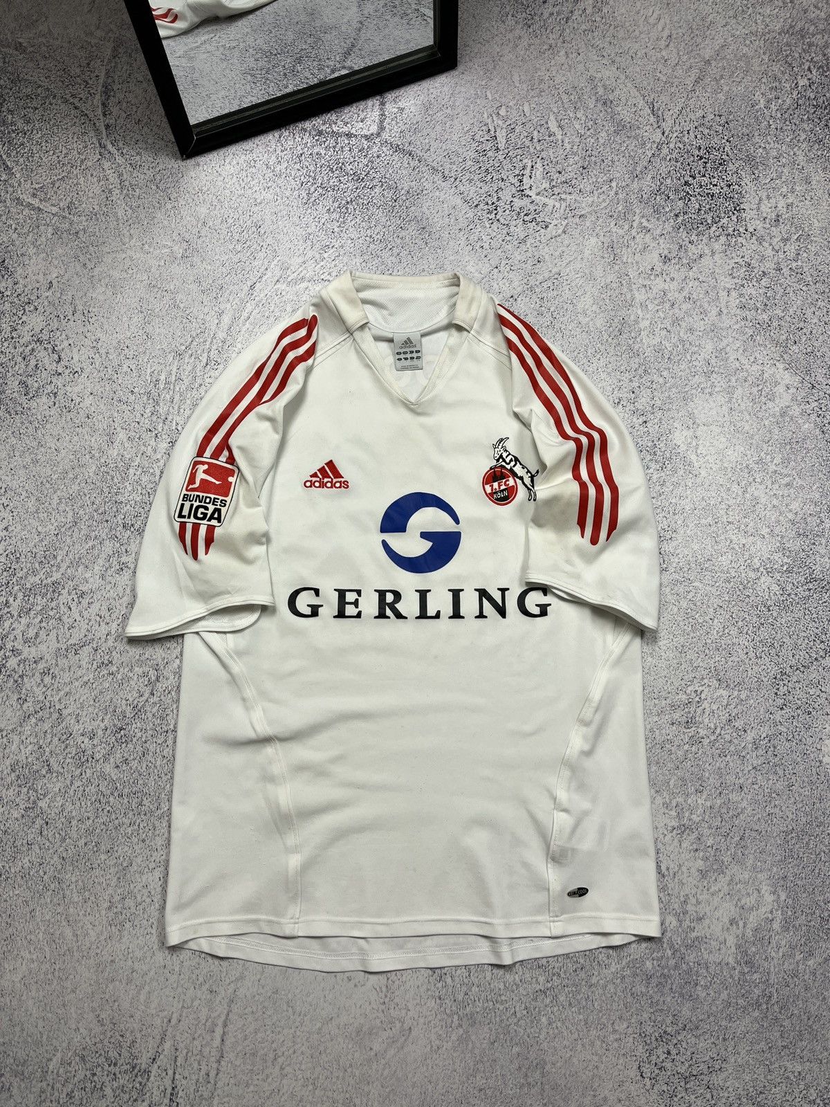 Adidas Adidas FC Koln 2005/2006 #20 Podolski Home Soccer Jersey Kit Size US L / EU 52-54 / 3 - 1 Thumbnail