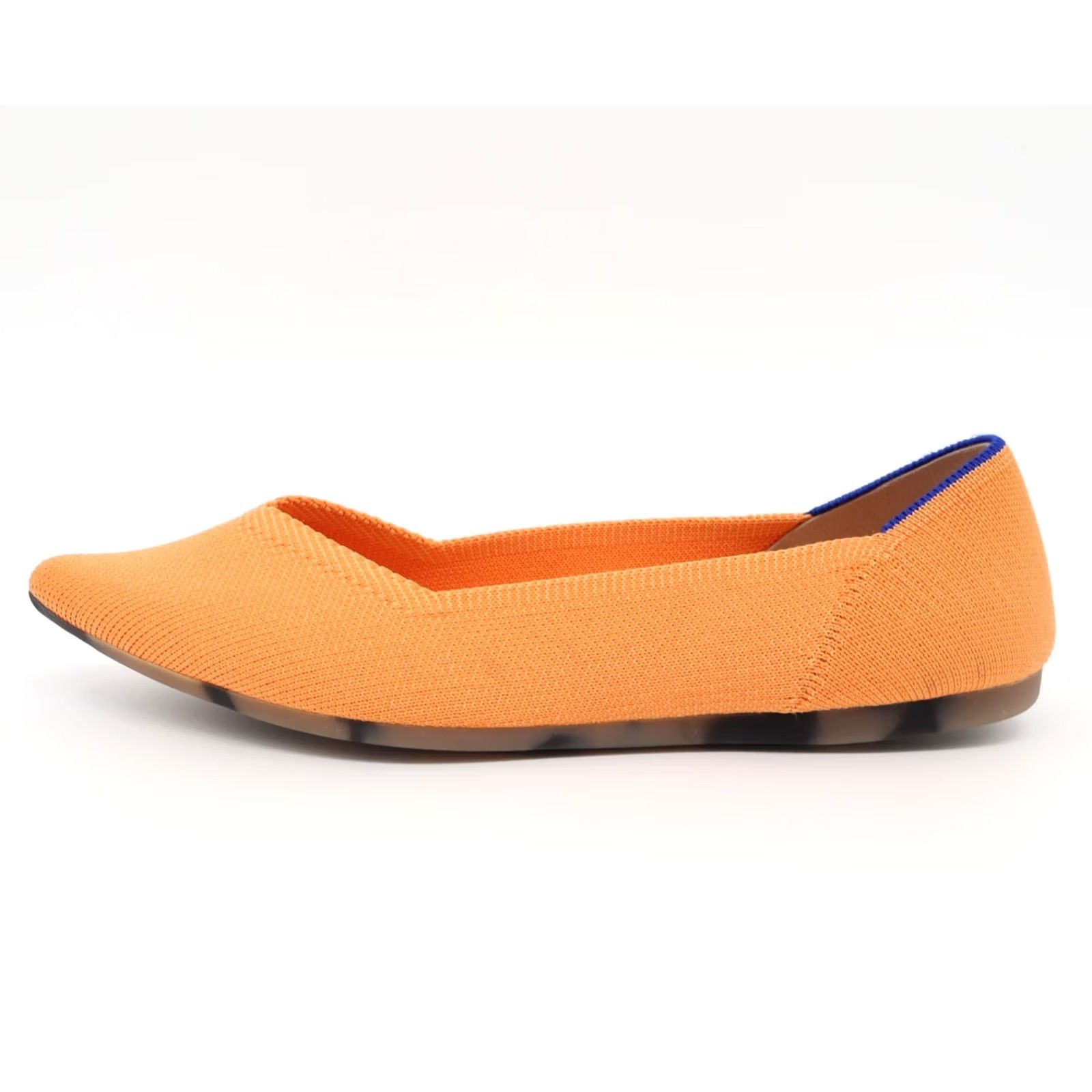 Rothy's Rothy's Women's Flat Orange Size 8 Pointed Toe Retired Color Shoes Womens Flats Orange Pointy Toed Retired Sz 8 Size US 8 / IT 38 - 4 Thumbnail