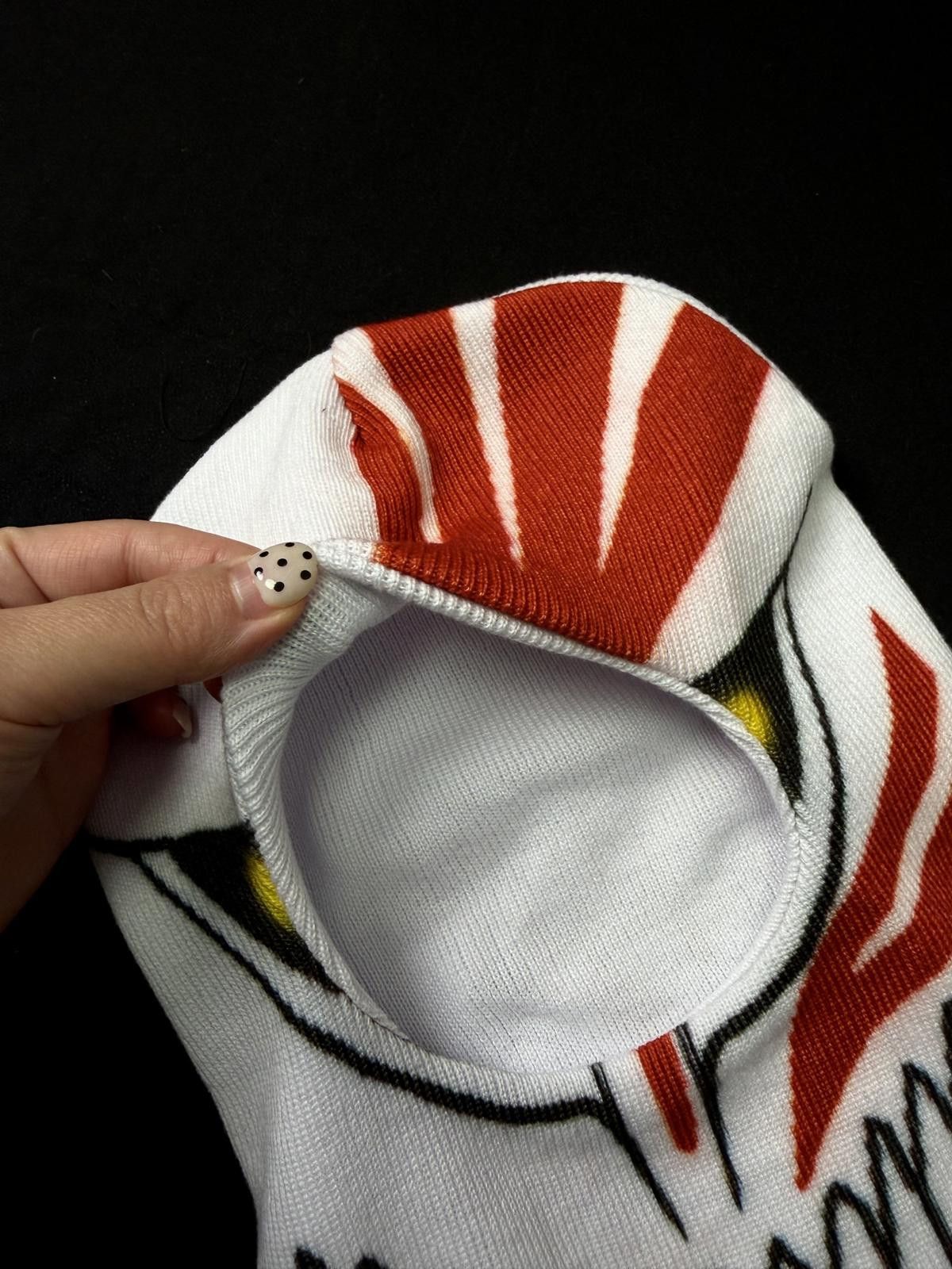Japanese Brand Y2k VOID Ichigo Kurosaki's Hollow Balaclava White Ski Mask Size ONE SIZE - 3 Thumbnail