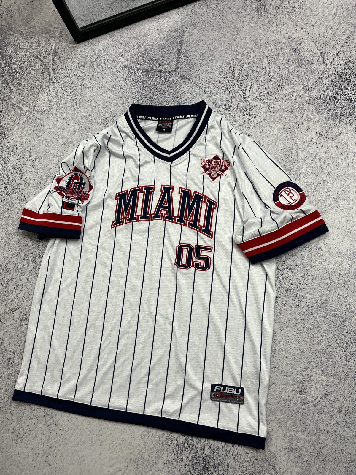 Fubu × Rap Tees Vintage Fubu 05 Limited Miami Jersey Rare Hip Hop Rap Shirt Size US M / EU 48-50 / 2 - 3 Thumbnail