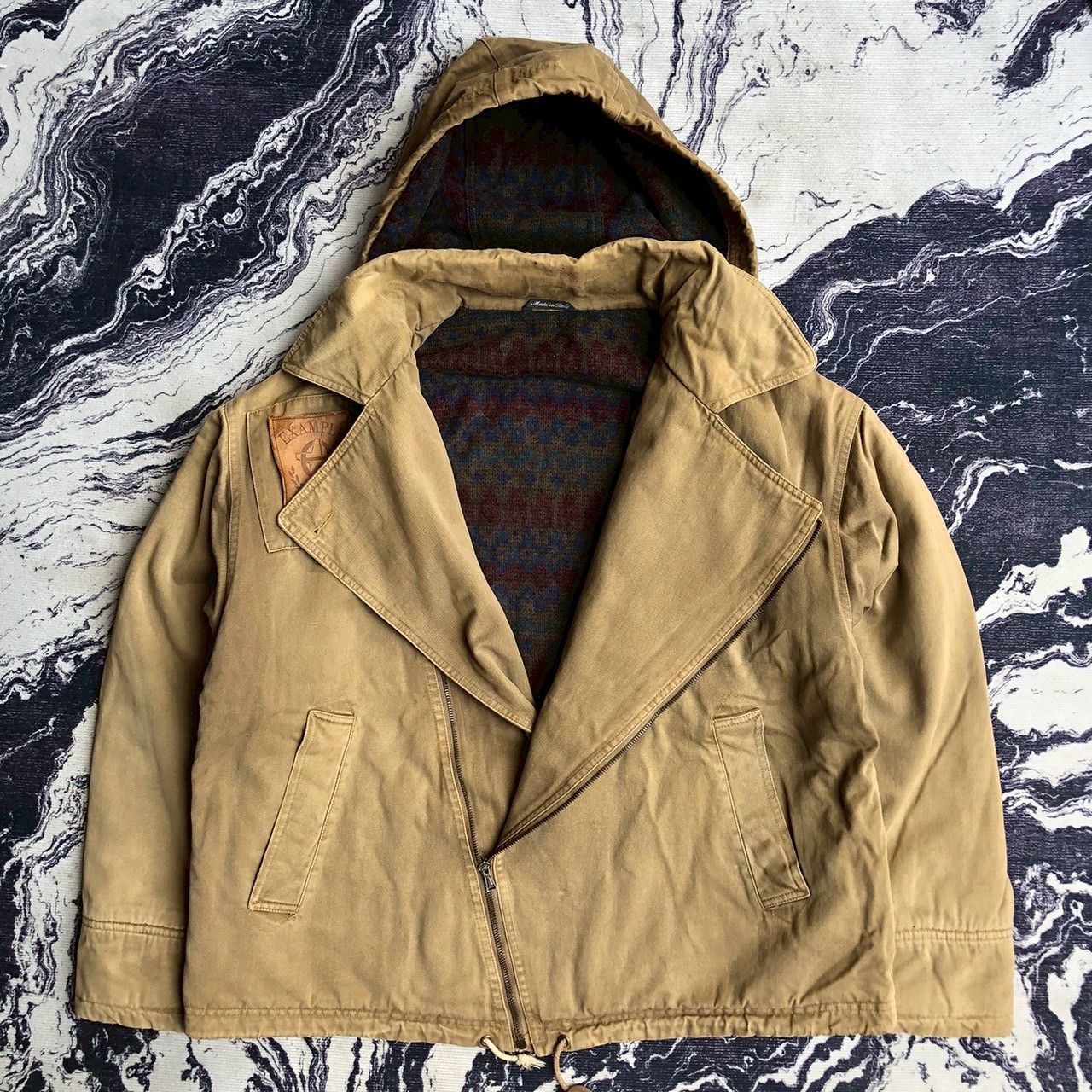 Missoni Vintage Example by Missoni Hooded Workwear Jacket Size US L / EU 52-54 / 3 - 3 Thumbnail