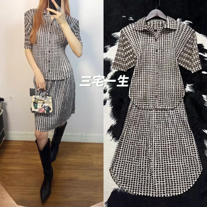 Issey Miyake Issey Miyake size:3 Polka dot skirt Size 42" / US 20 - 1 Thumbnail