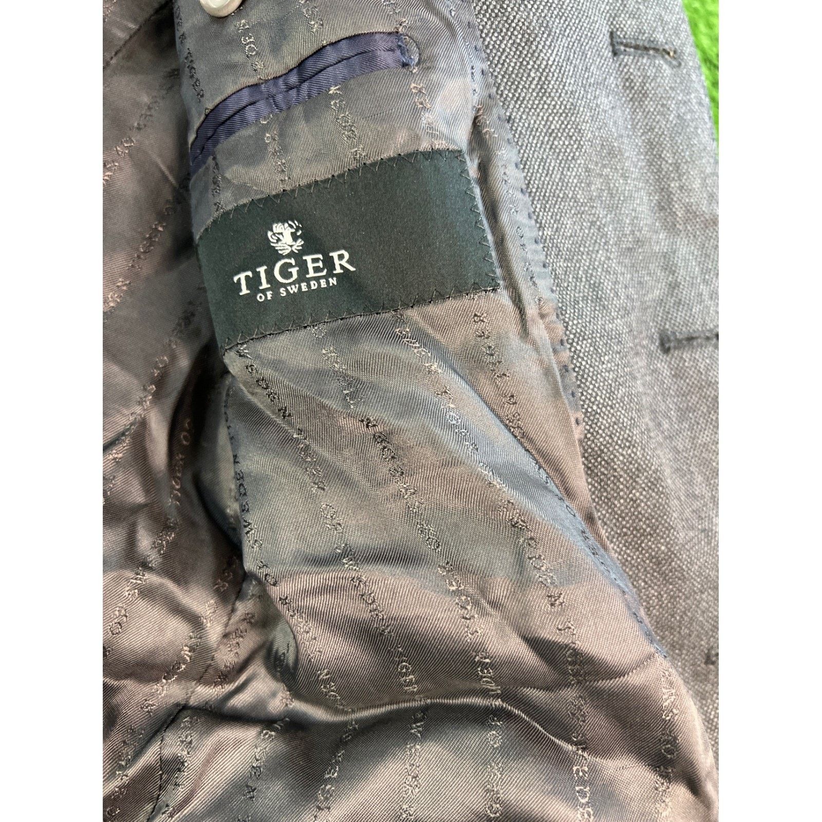 Tiger of Sweden Tiger of Sweden Mens Classic Charcoal Gray Business Size 46 Size 46R - 5 Thumbnail