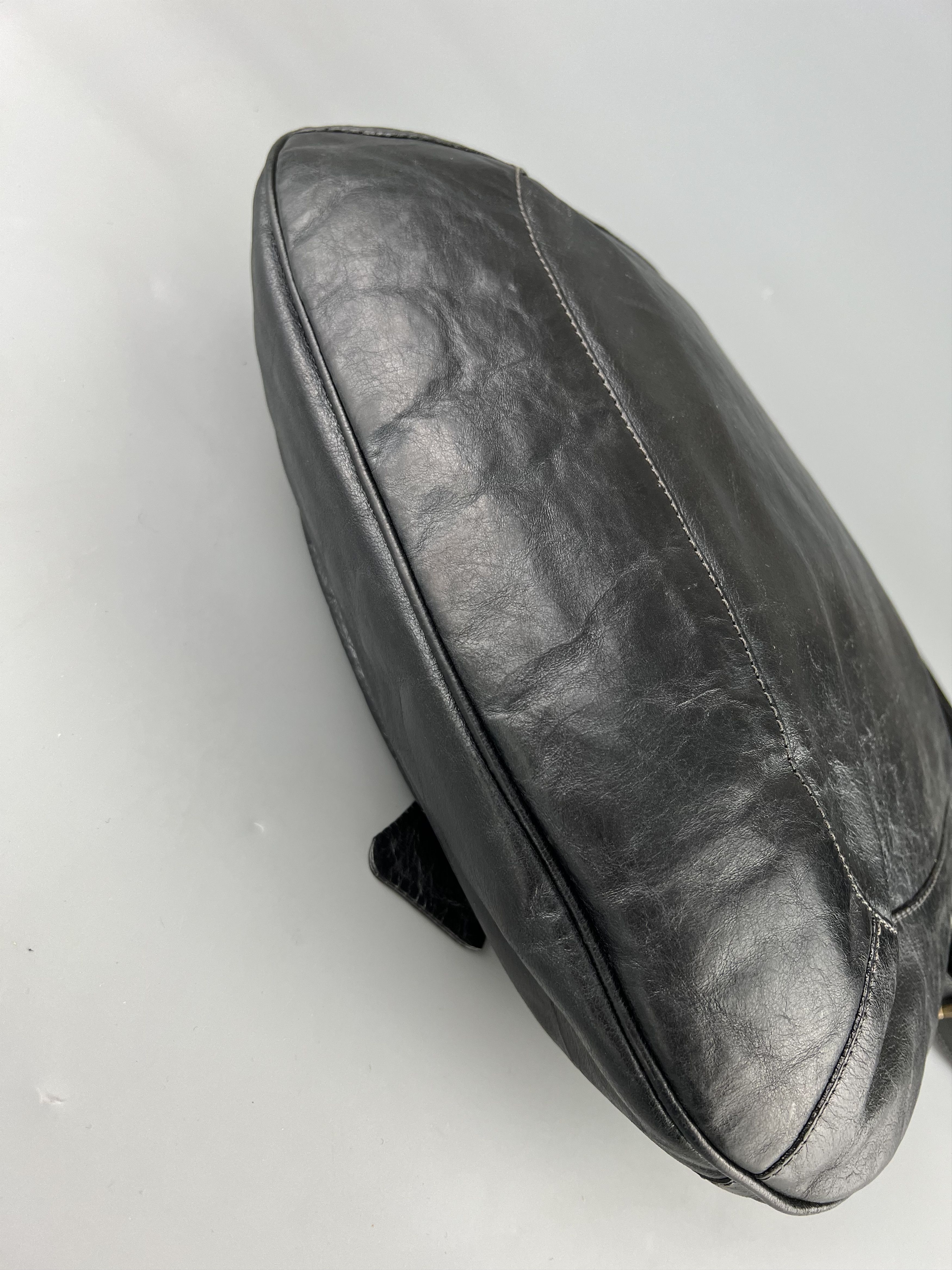 Vintage Coccinelle Vintage Black Leather Shoulder Bag Size ONE SIZE - 3 Thumbnail