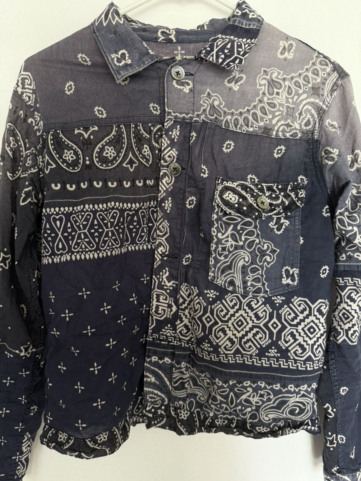 Kapital Gauze Bandana Patchwork 1st JKT Size US S / EU 44-46 / 1 - 2 Thumbnail