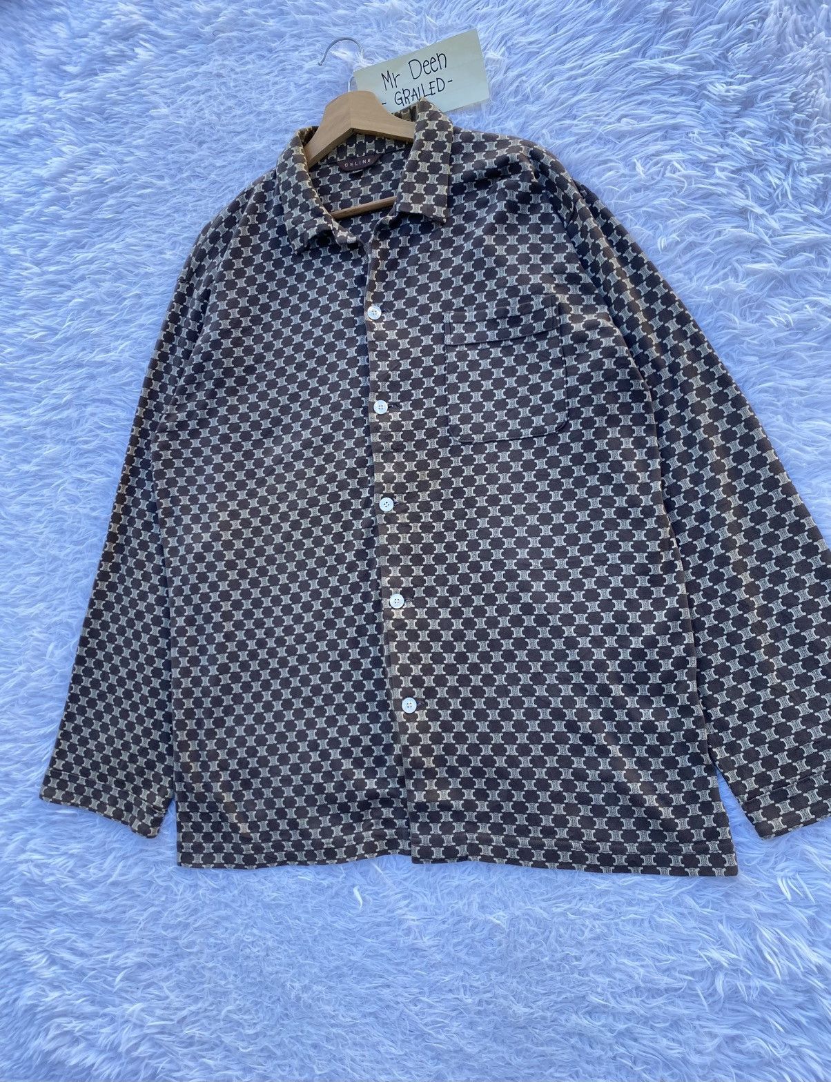 Celine Rare Vintage CELINE Monogram Pajamas Logos Size US L / EU 52-54 / 3 - 4 Thumbnail