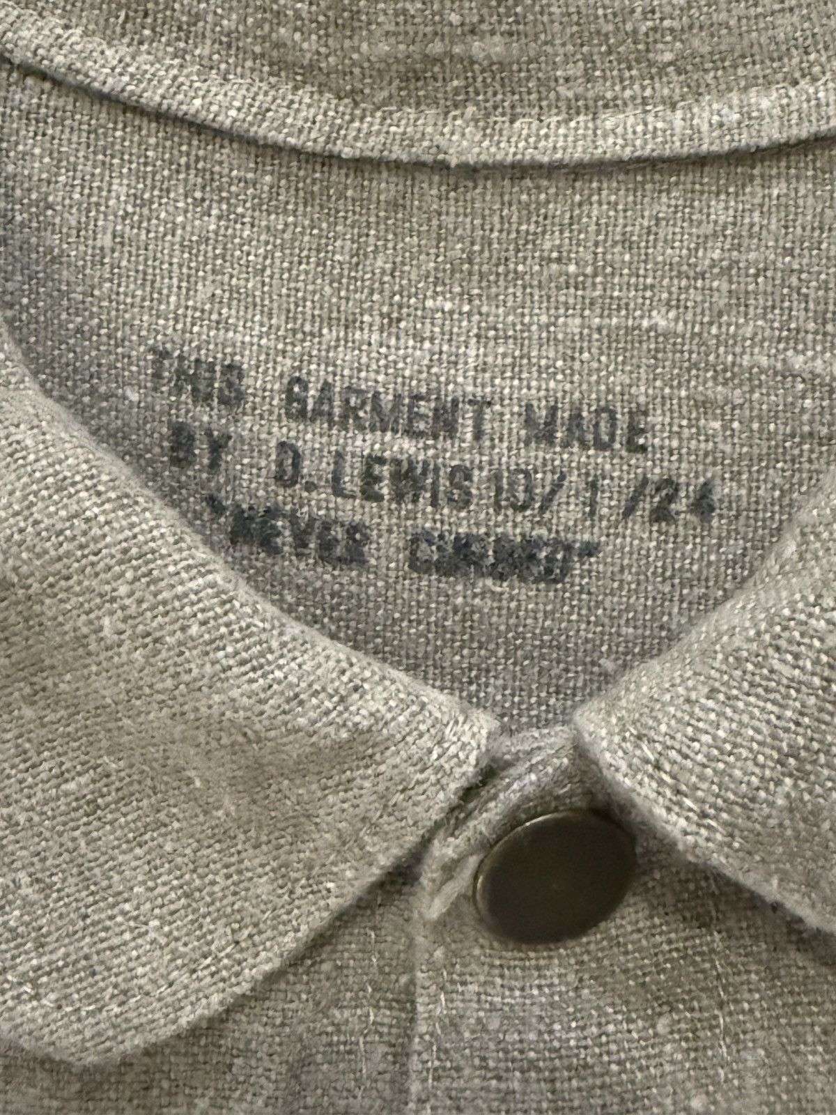 Other never cursed - Painter’s Shirt in undyed linen Size US XL / EU 56 / 4 - 3 Thumbnail