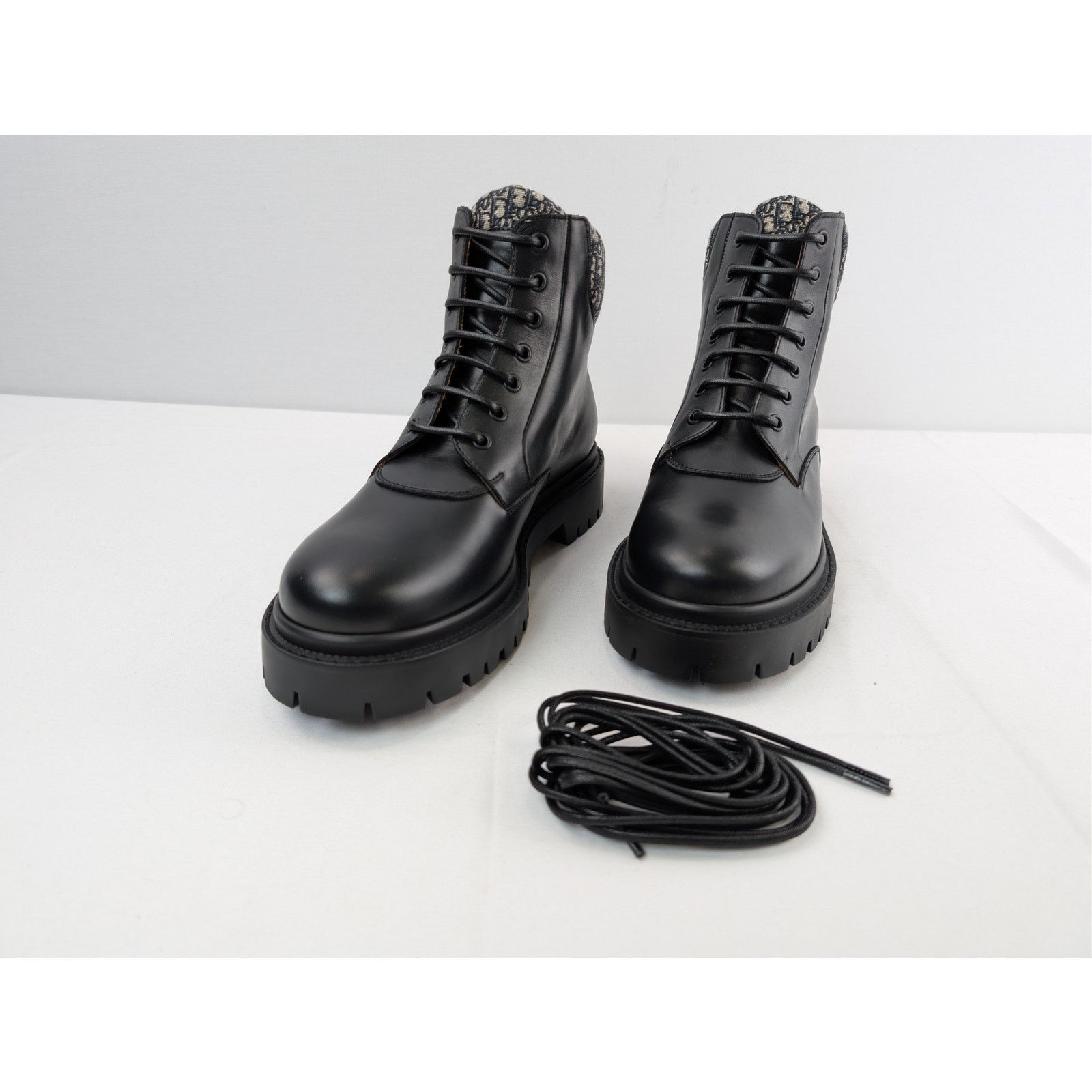 Dior o1rshd1 Q:2 / Oblique jacquard Explorer III Ankle Boot black Size US 12 / EU 45 - 9 Thumbnail