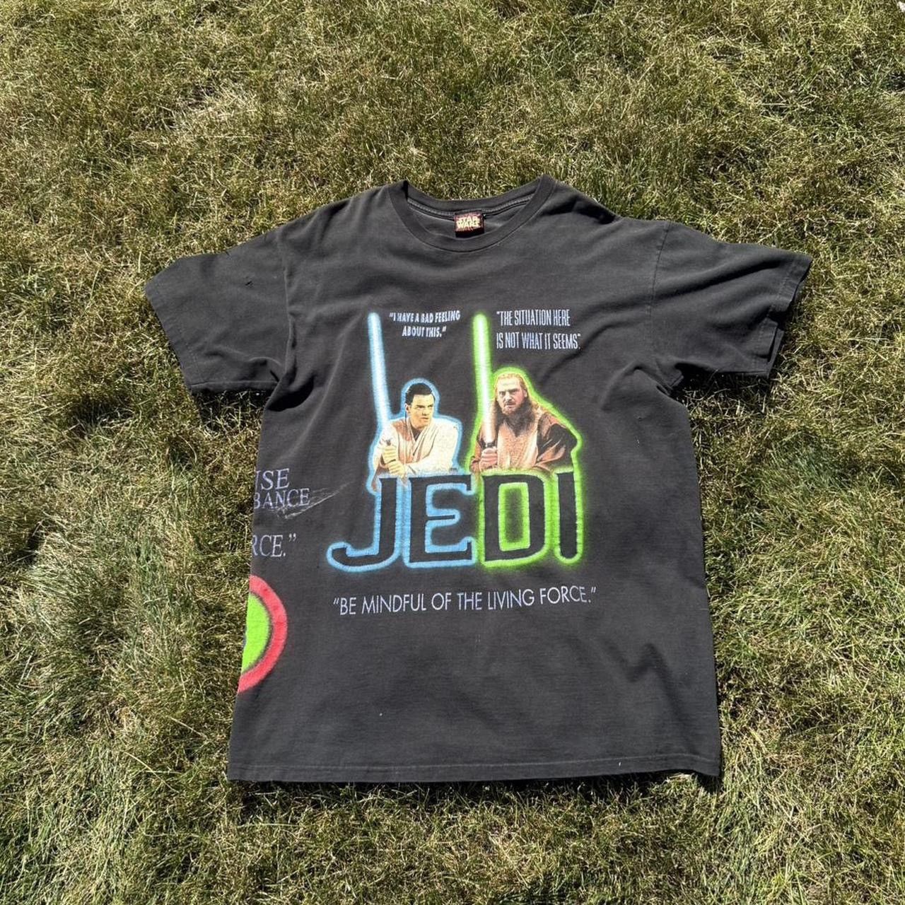 Star Wars Rare Vintage 1999 Star Wars Episode 1 Jedi Sith Grail Tee Size US XL / EU 56 / 4 - 1 Thumbnail