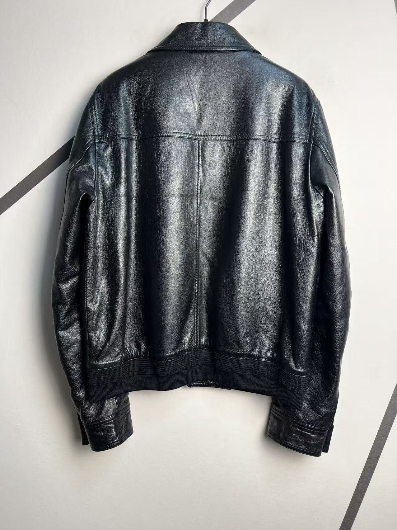 Saint Laurent Paris Black Leather Jacket sz 50 Size US M / EU 48-50 / 2 - 2 Thumbnail
