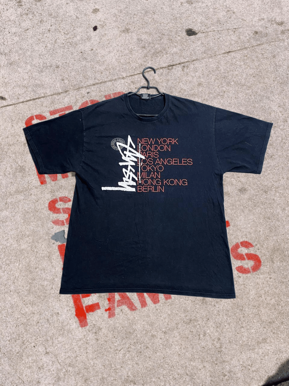 Stussy Vintage Y2K Stussy Logo T-Shirt FADED Size US XL / EU 56 / 4 - 1 Thumbnail